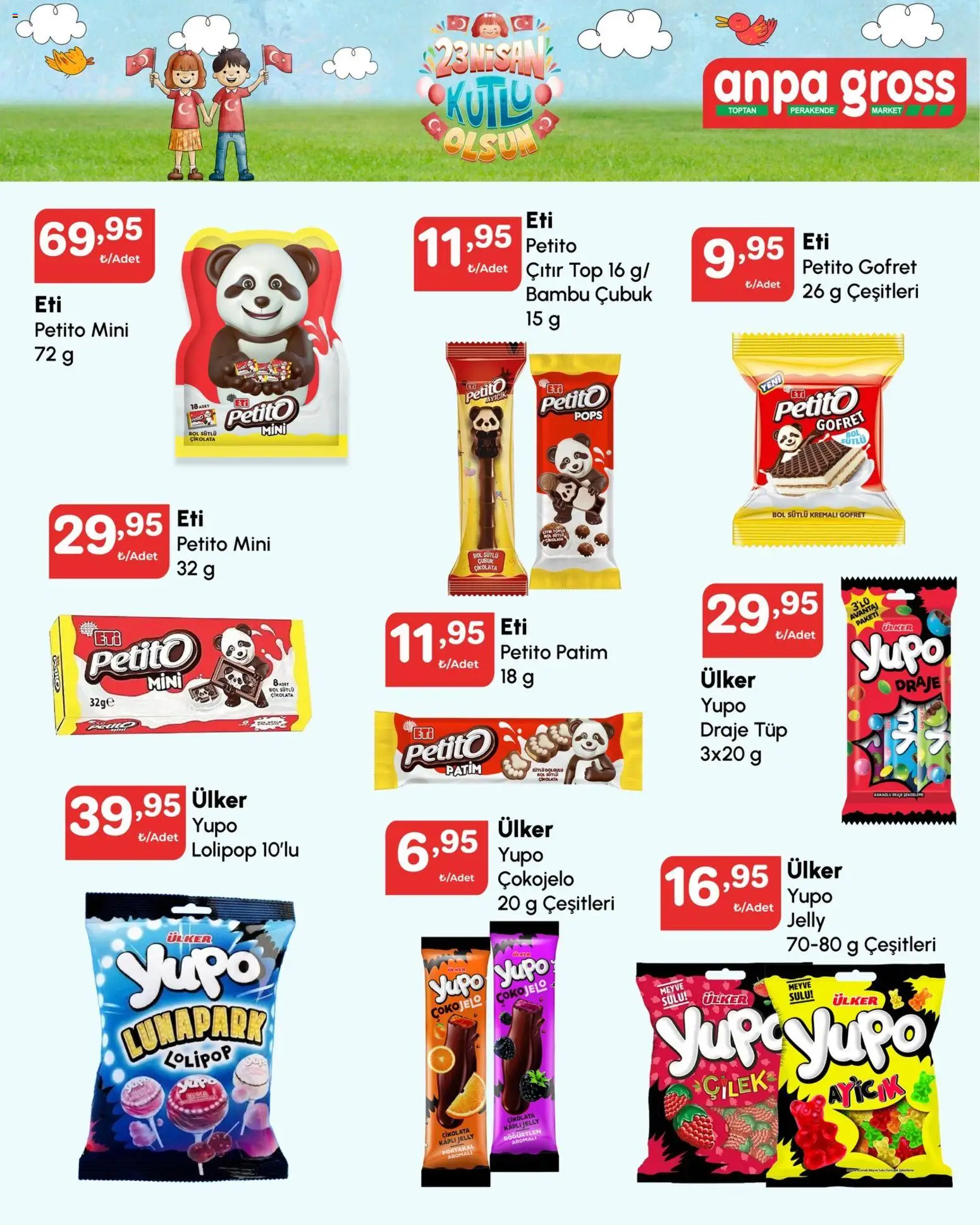 Anpa Gross Katalog - 22.04.2026 tarihinden itibaren geçerlidir | Sayfa: 4 | Ürünler: Gofret, Portakal, Çilek, Meyve