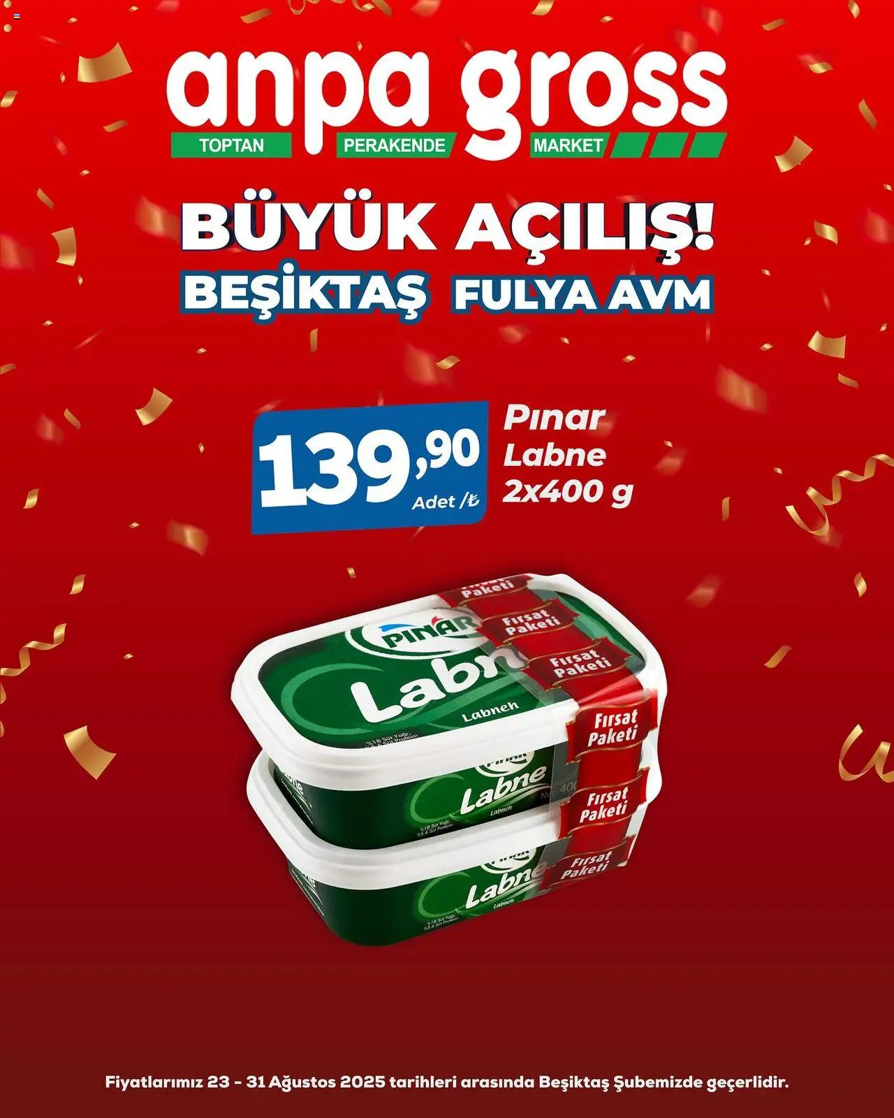 Anpa Gross Büyük Açılış - 23.08.2025 tarihinden itibaren geçerlidir | Sayfa: 33