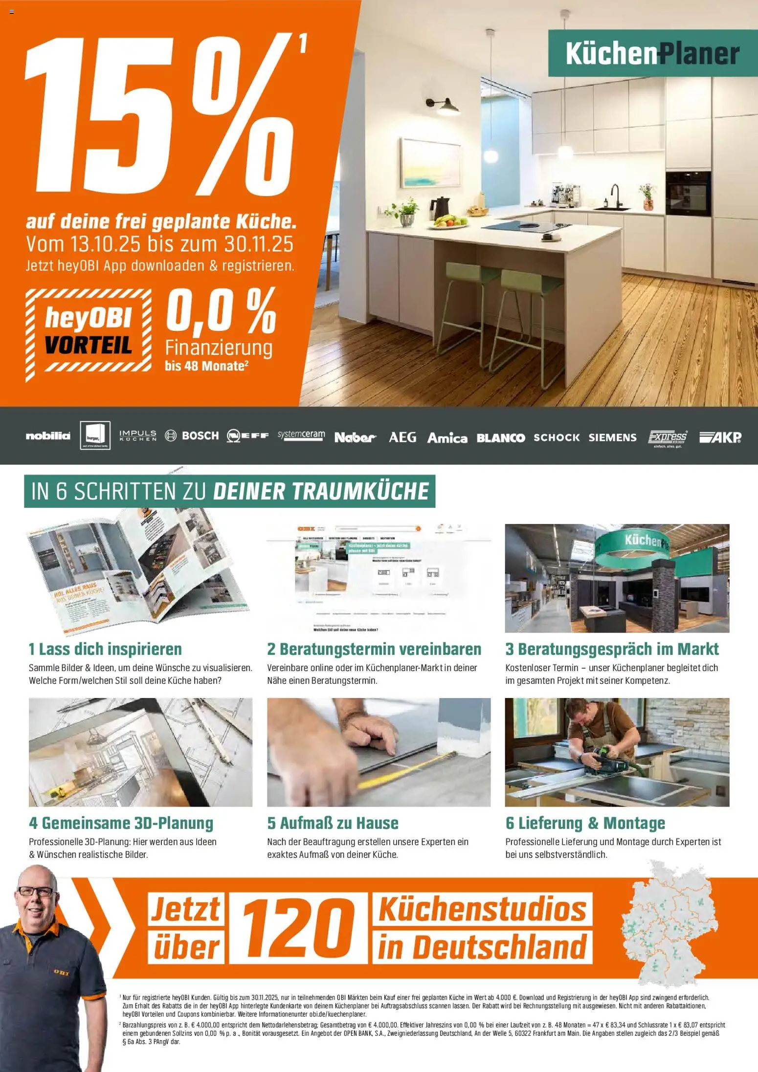 Obi Prospekt 	 – gültig ab 01.11.2025 | Seite: 22 | Produkte: Bosch, AEG, Kocher, Bilder