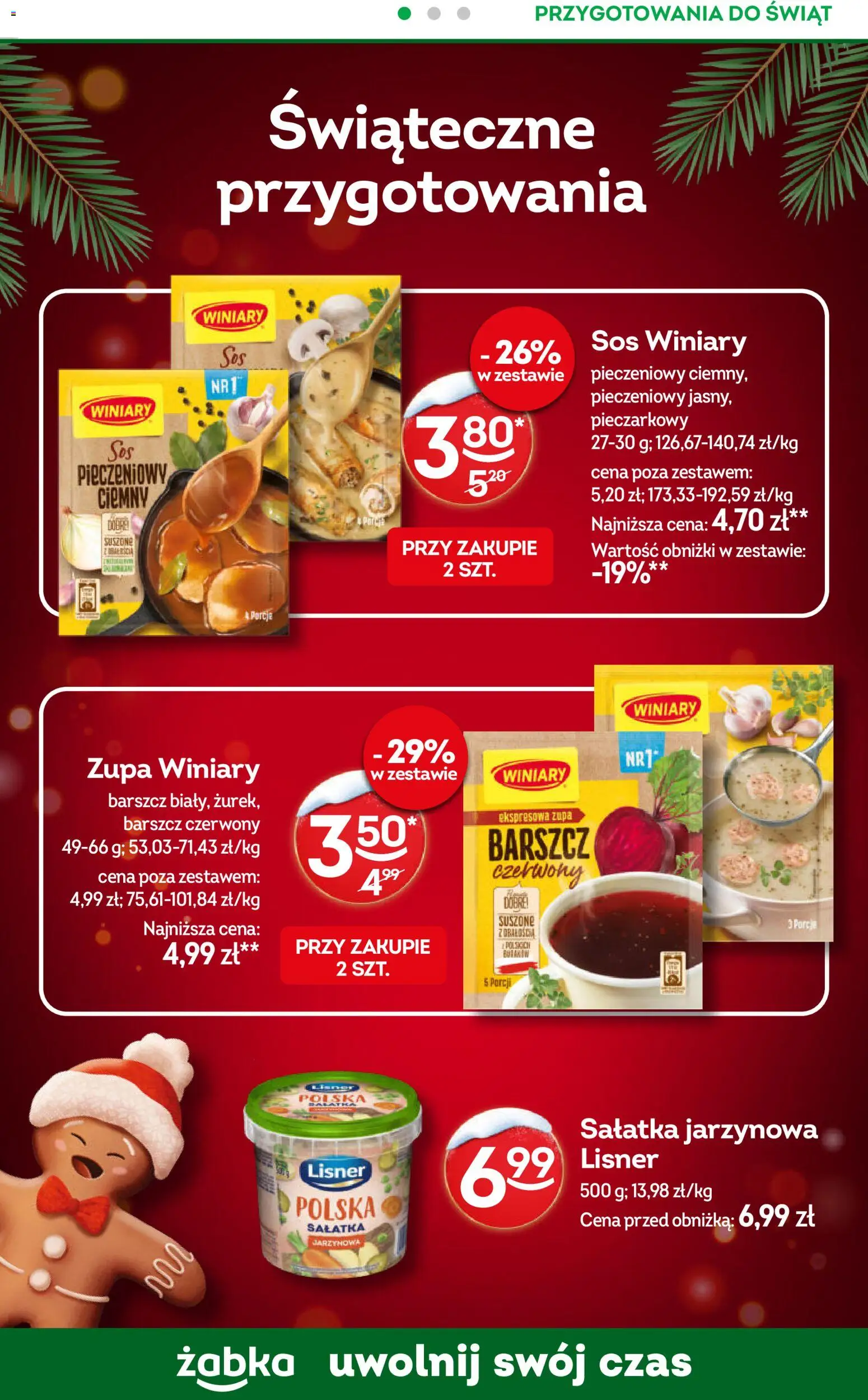 Żabka Gazetka - Codzienne produkty od 17.12.2025 | Strona: 10 | Produkty: Barszcz, Zupa, Sałatka, Sos