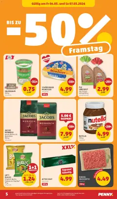 Penny Markt - Flugblatt ab 05.03.2026 gültig | Seite: 5 | Produkte: Brot, Sauerrahm