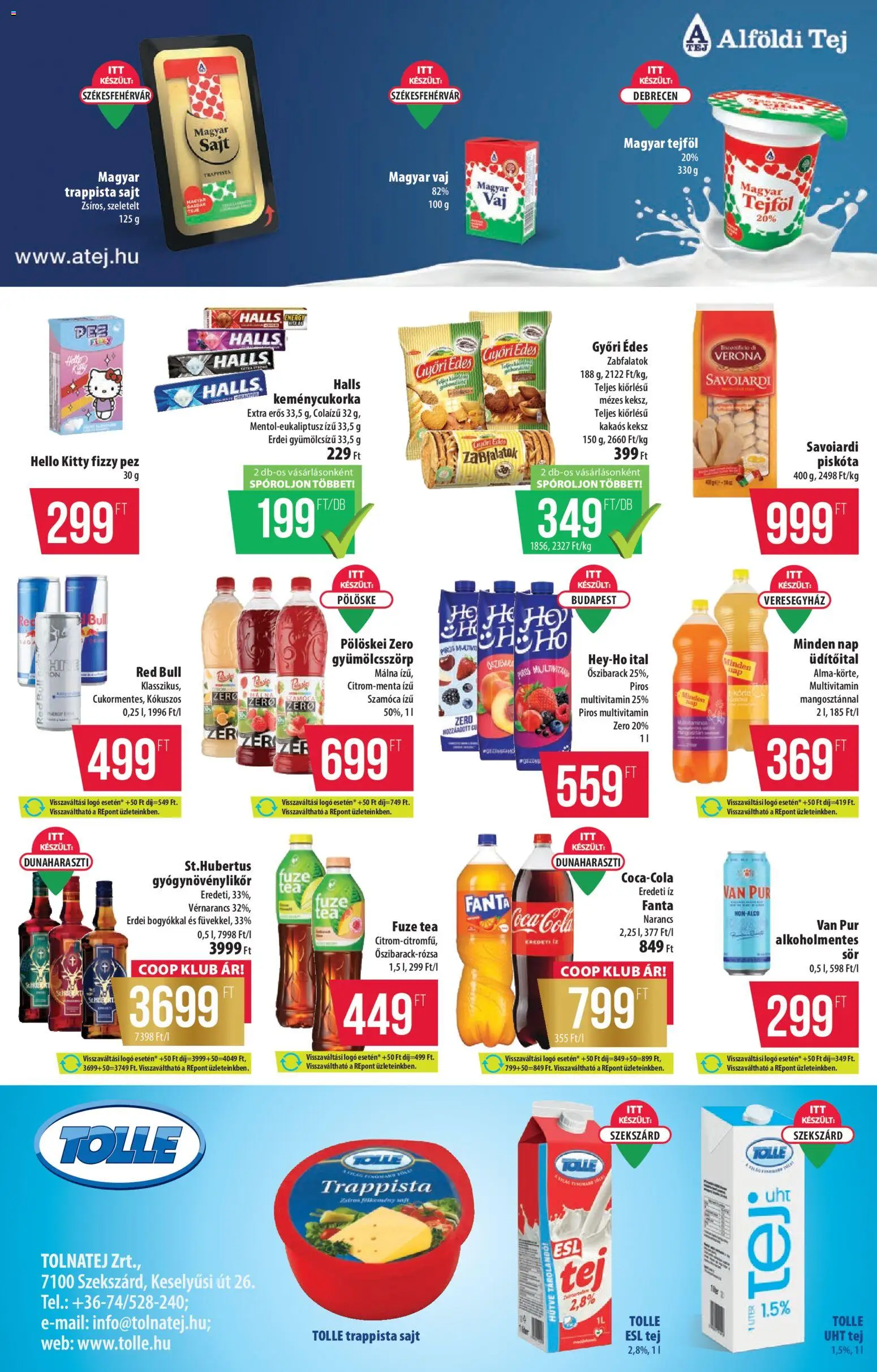 COOP akciós ujság - amely érvényes a következő dátumtól: 05.02.2026 | Oldal: 8 | Termékek: Coca Cola, Narancs, Tea, Multivitamin