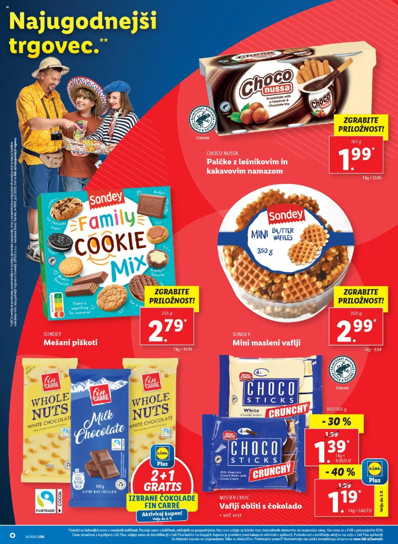 Lidl katalog │ velja od 28.08.2025 | Stran: 14 | Izdelki: Vaflji, Piskoti