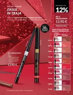 Avon katalog akcije – veljaven od 01.12.2025 | Stran: 53 | Izdelki: Rdecilo za ustnice, Svinčnik