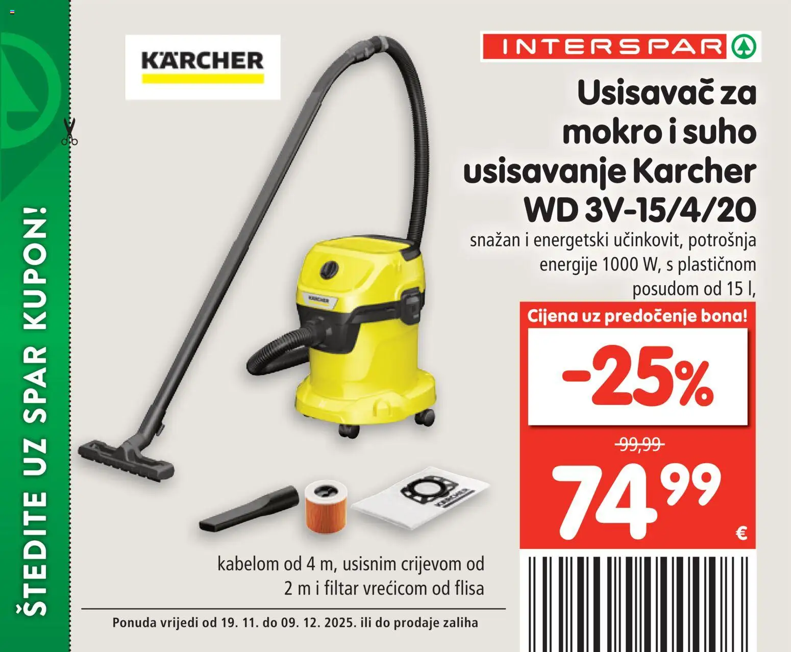 Interspar katalog | vrijedi od 19.11.2025 | Stranica: 21 | Proizvodi: Usisavač, Kärcher