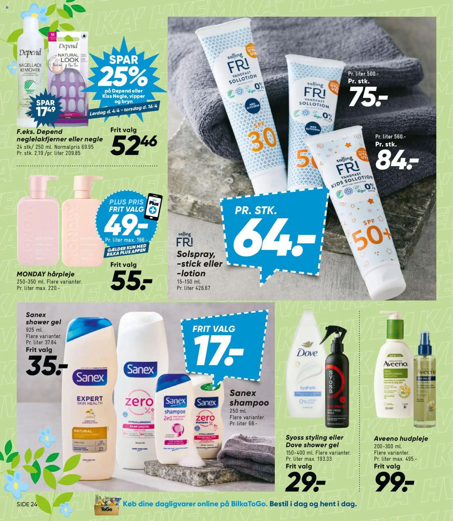 Bilka tilbudsavis – gyldig fra 04.04.2026 | Side: 32 | Produkter: Shampoo