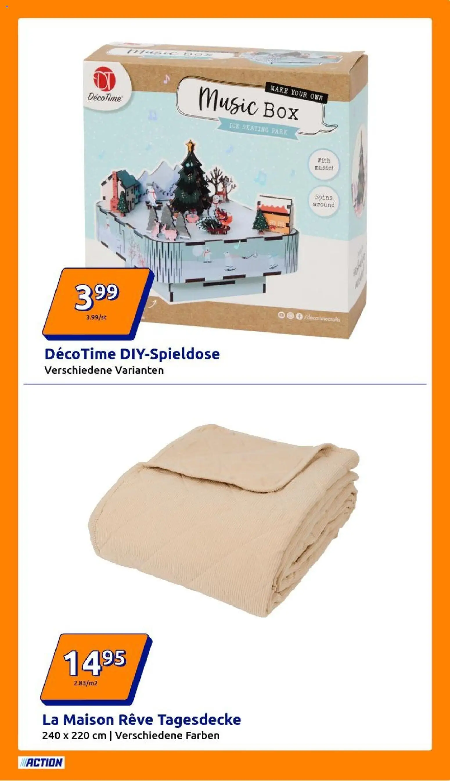Action Prospekt – gültig ab 22.10.2025 | Seite: 17 | Produkte: Box, Tagesdecke