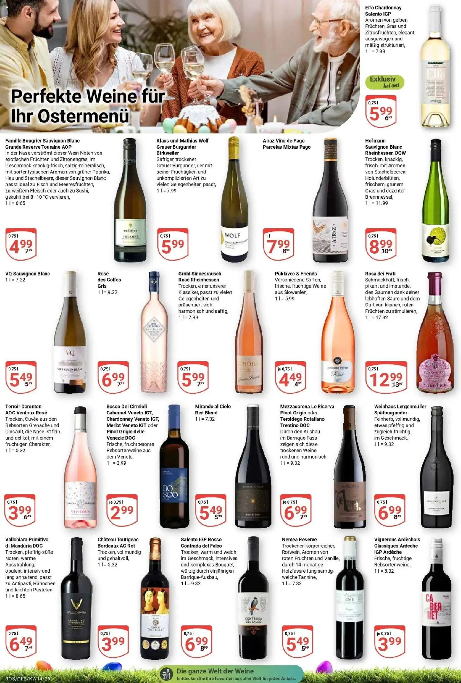 Globus prospekt Lambrechtshagen	 – gültig ab 29.03.2026 | Seite: 19 | Produkte: Hahnchen, Fisch, Wein, Fleisch