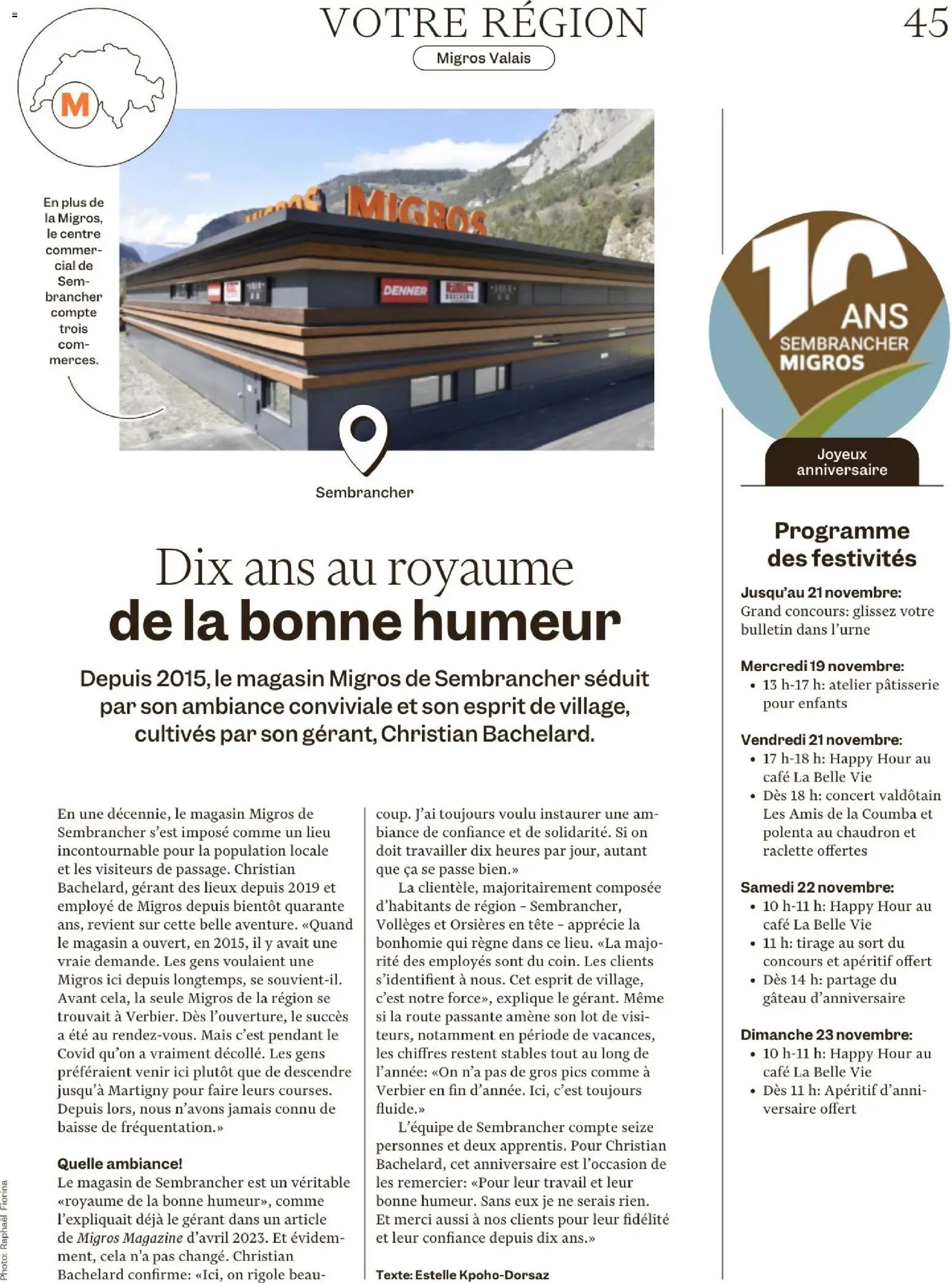 Migros Magazin FR – gültig ab 17.11.2025 | Seite: 45 | Produkte: Raclette