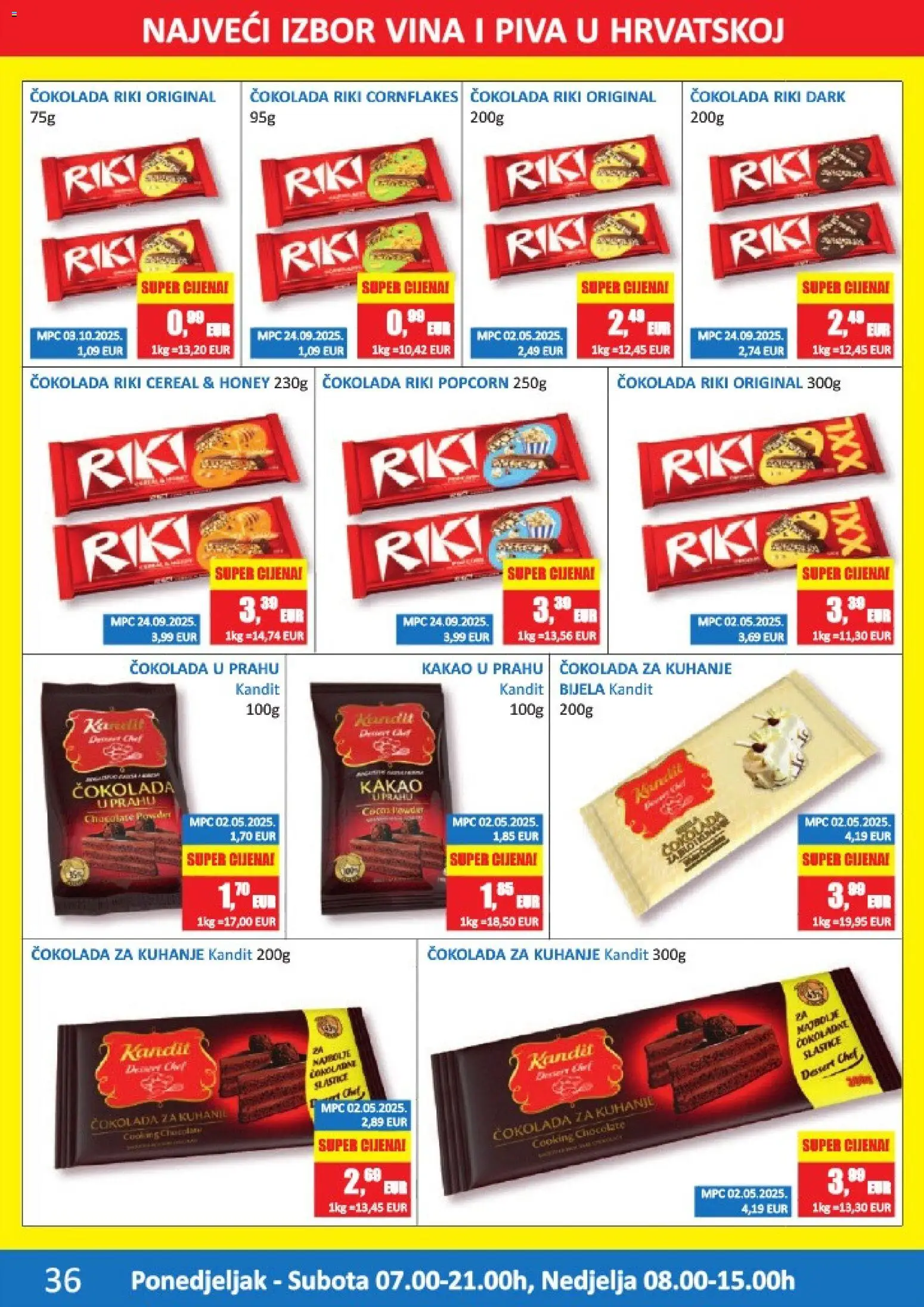 Vrutak katalog | vrijedi od 15.12.2025 | Stranica: 36 | Proizvodi: Čokolada, Kakao