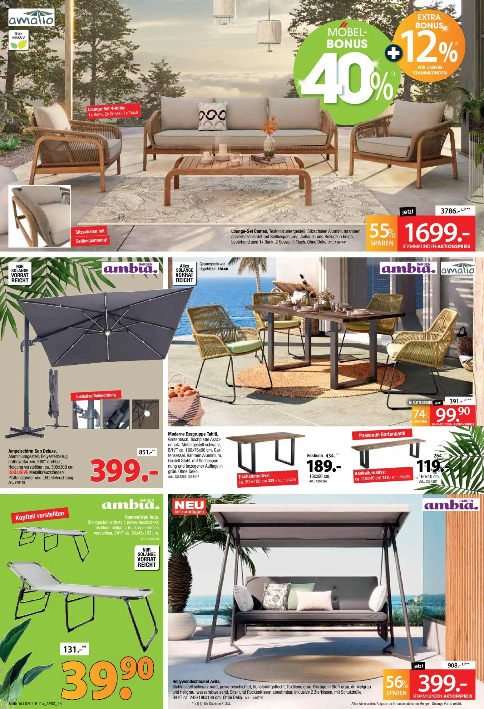 Zurbrüggen Bonus Sonder-Tage – gültig ab 02.03.2026 | Seite: 18 | Produkte: Esstisch, Essgruppe, Tisch