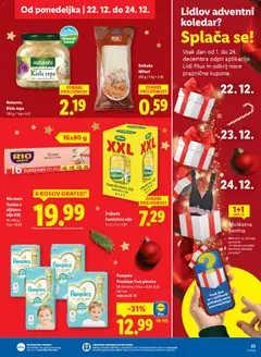 Lidl katalog akcije – veljaven od 18.12.2025 | Stran: 37 | Izdelki: Plenice, Kos, Penina, Olje