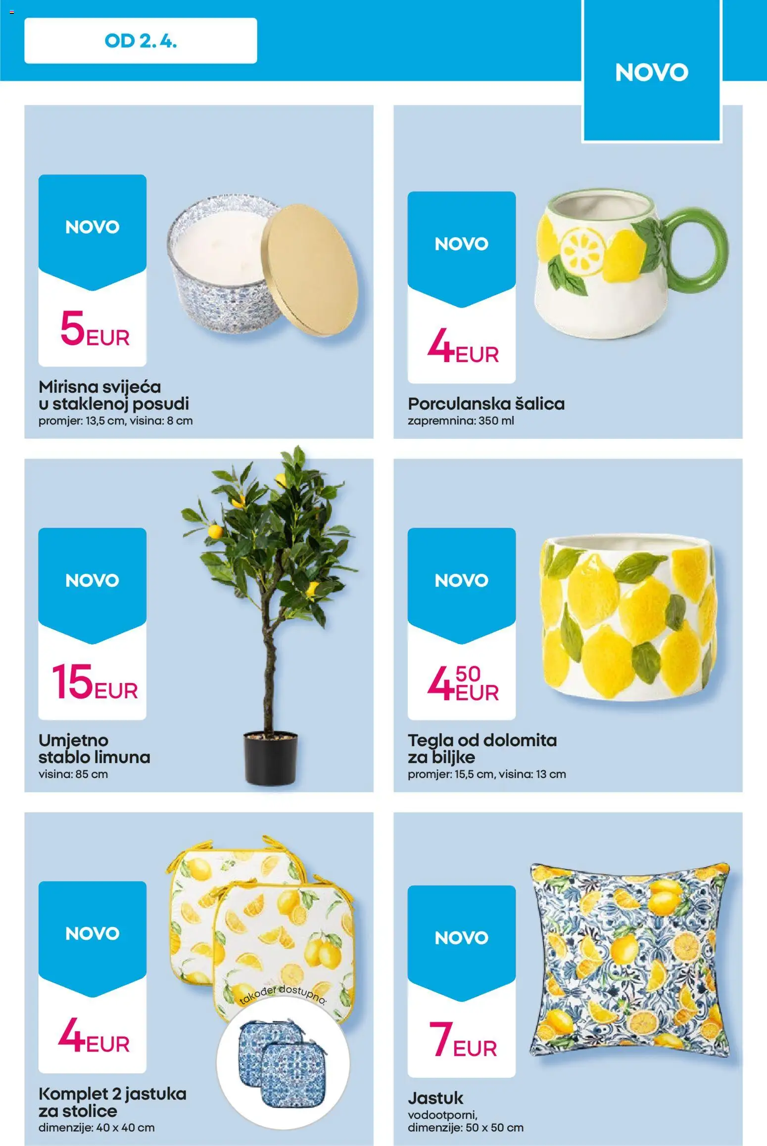 Pepco katalog | vrijedi od 09.04.2026 | Stranica: 7 | Proizvodi: Jastuk, Šalica, Jastuk za stolice