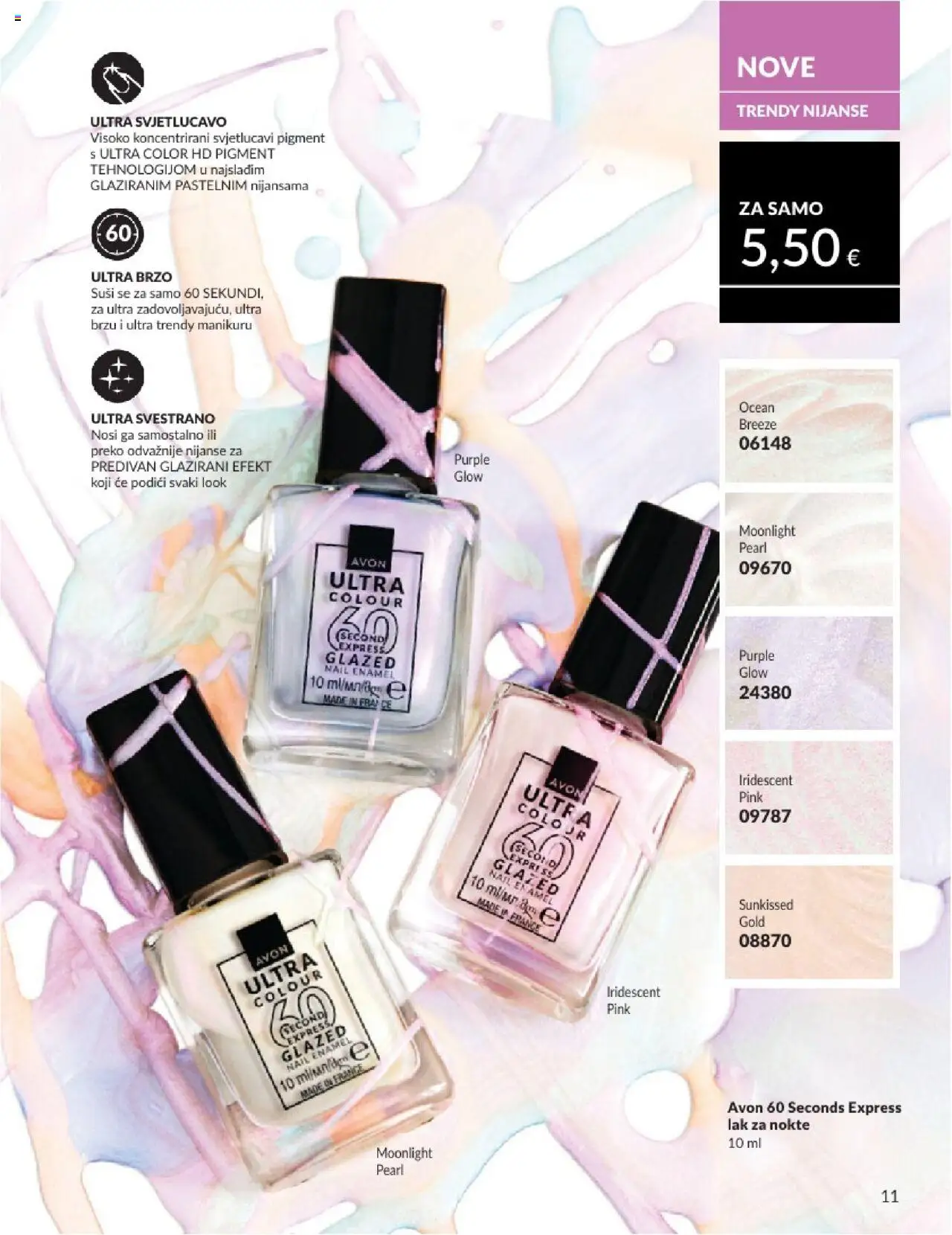 Avon katalog | vrijedi od 31.05.2025 | Stranica: 11 | Proizvodi: Lak za nokte