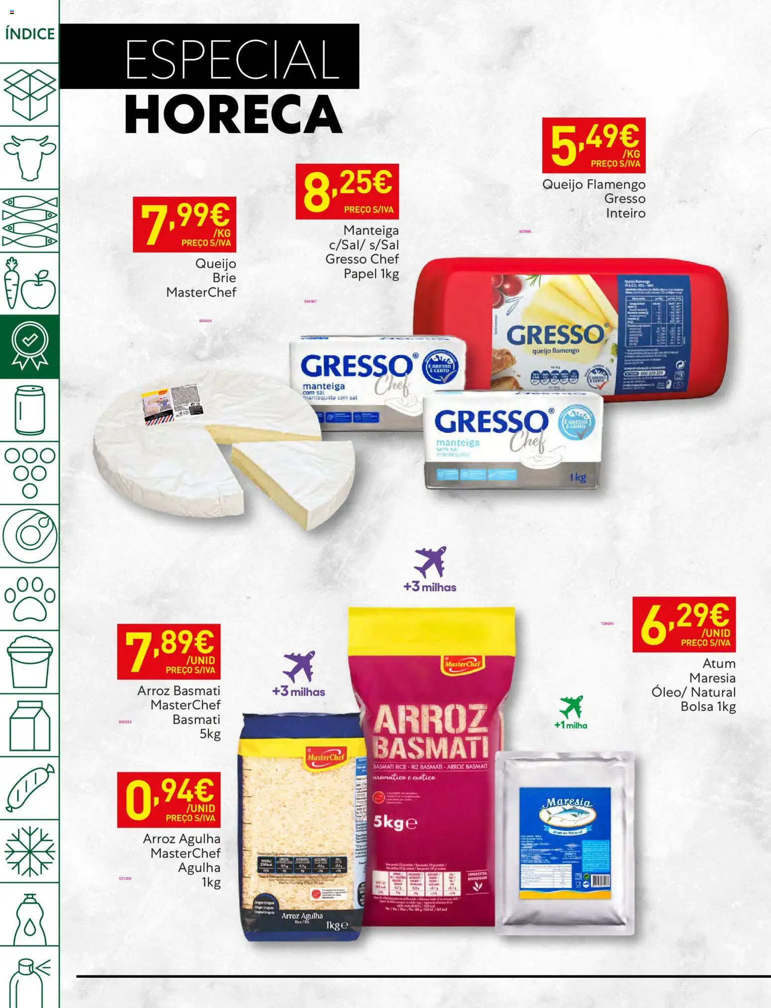 Recheio folheto │ válido de 23.12.2025 | Página: 8 | Produtos: Atum, Manteiga, Queijo, Arroz