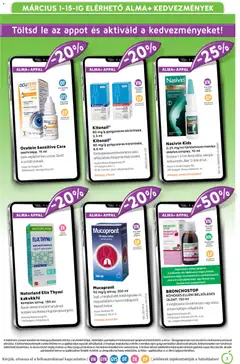Alma Gyógyszertárak akciós újság - amely érvényes a következő dátumtól: 01.03.2026 | Oldal: 3