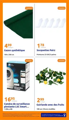  | Page: 32 | Produits: Gazon synthétique, Gazon, Caméra, Camera de surveillance