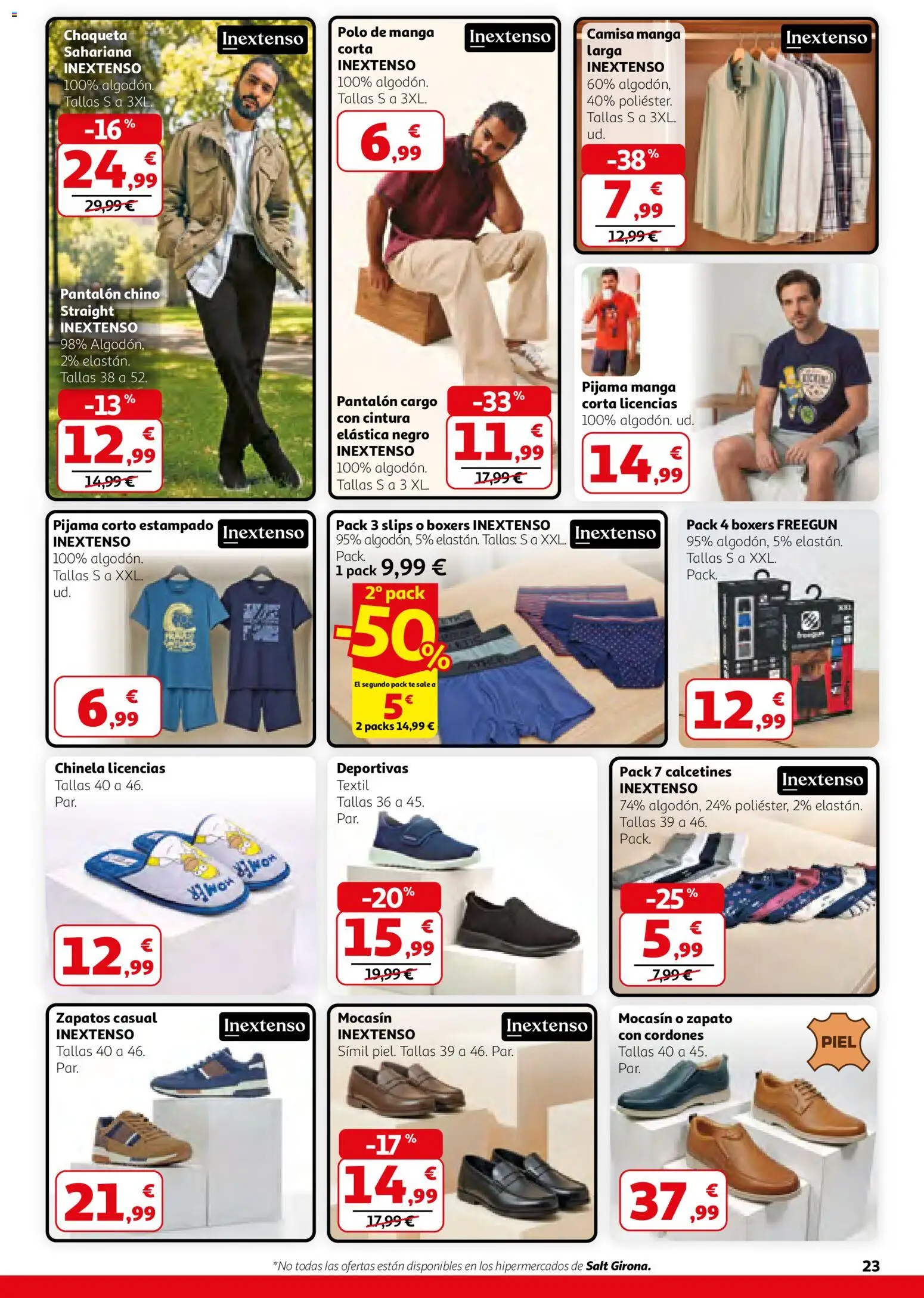 Alcampo - HP Unificado │ válido desde el 26.02.2026 | Página: 23 | Productos: Camisa, Chaqueta, Pijama, Boxers