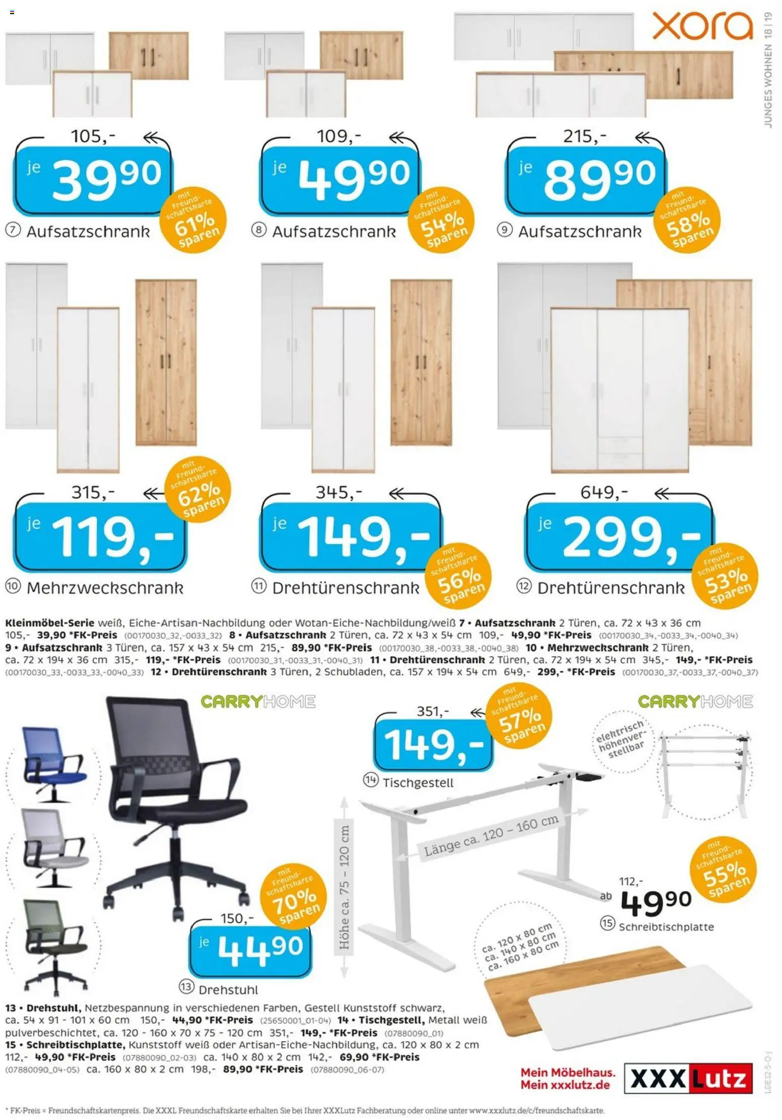 XXXL Lutz Junges Wohnen – gültig ab 30.11.2025 | Seite: 19 | Produkte: Drehtürenschrank