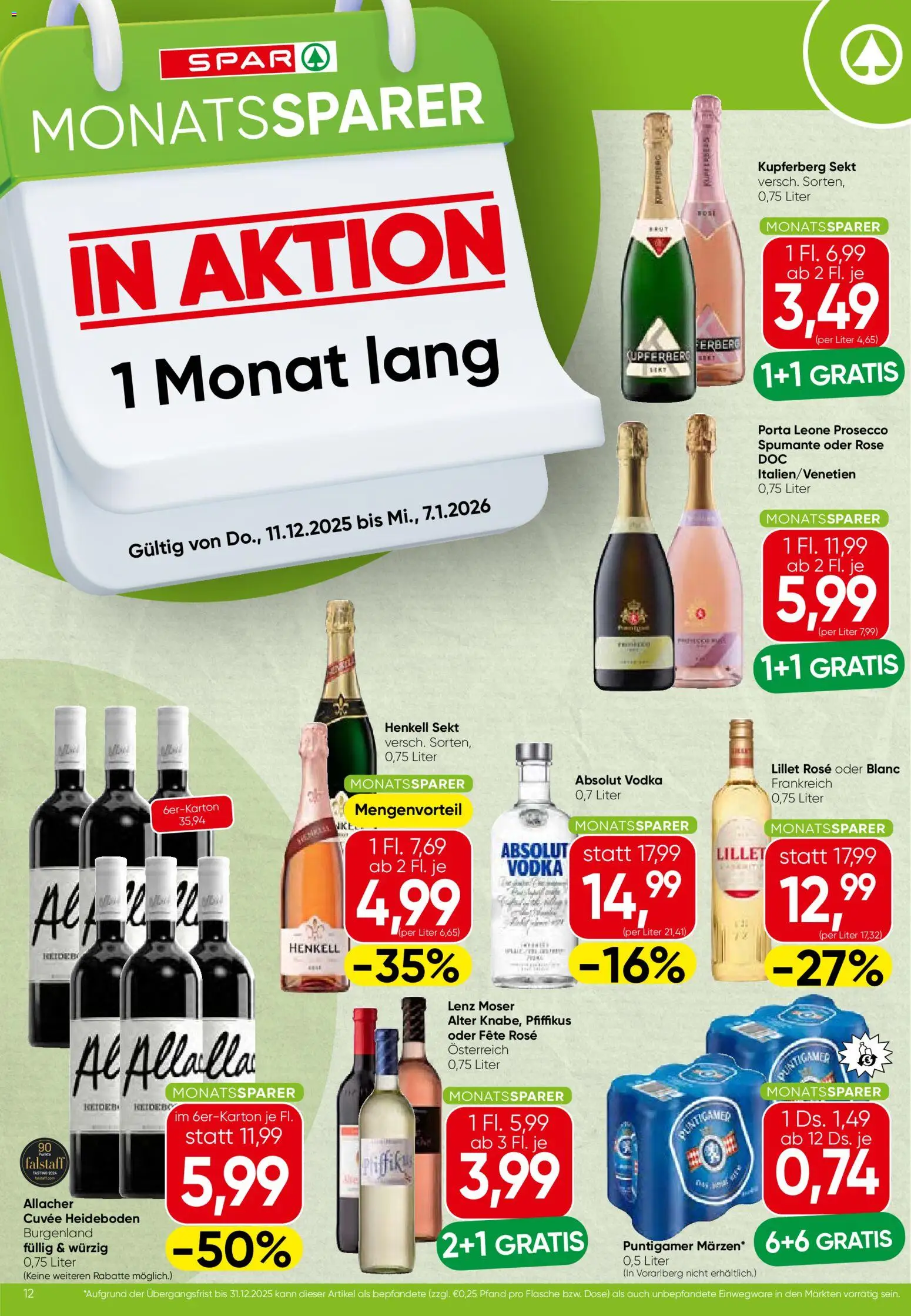 Spar Monatssparer - Wien gültig ab 11.12.2025 | Seite: 3