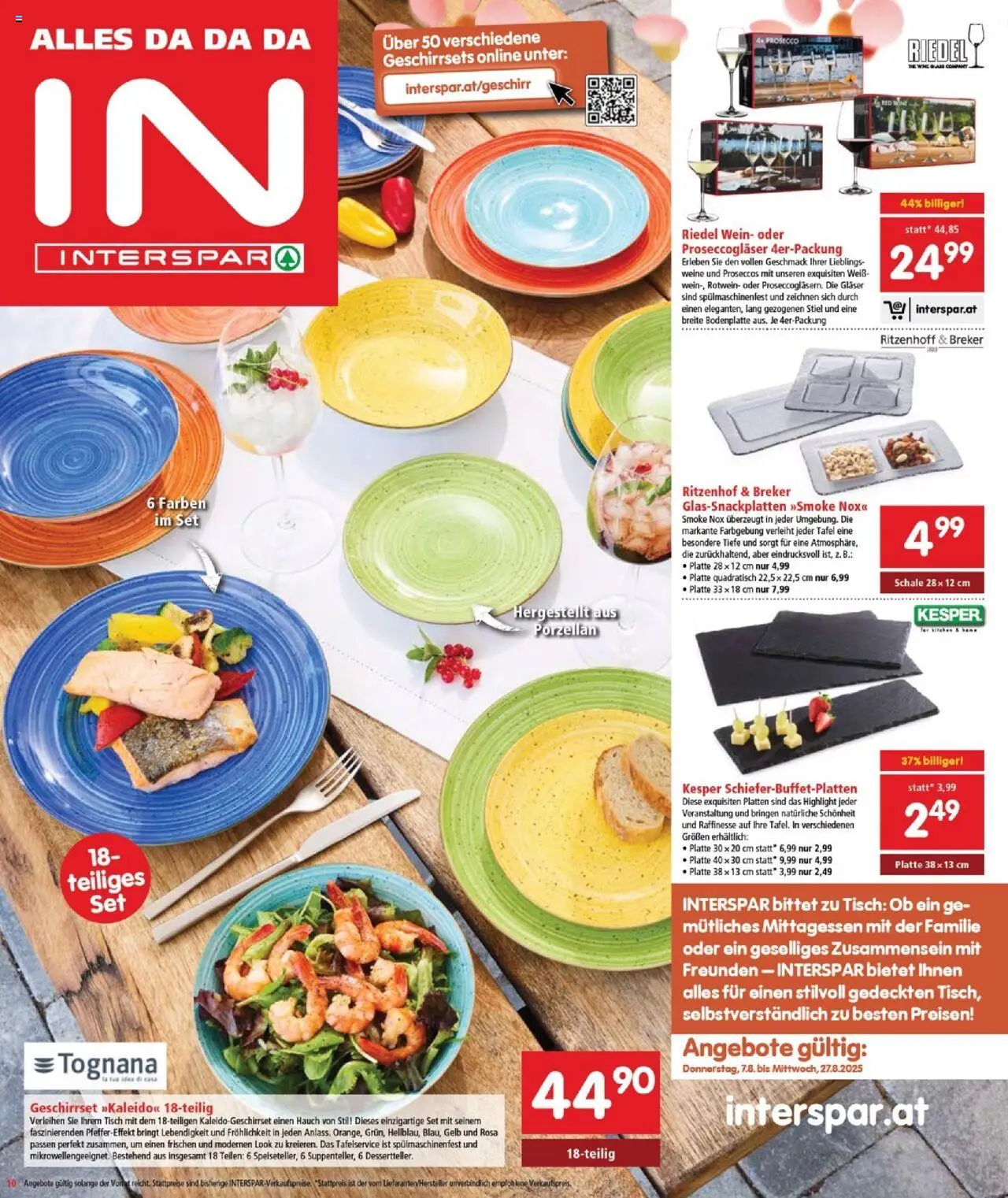 Interspar Flugblatt - Burgenland gültig ab 07.08.2025 | Seite: 10 | Produkte: Tisch, Wein
