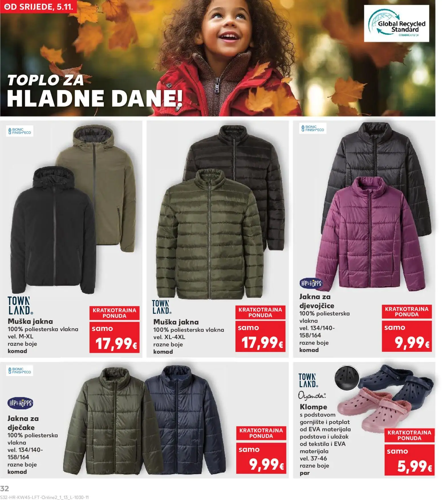 Kaufland katalog | vrijedi od 05.11.2025 | Stranica: 32 | Proizvodi: Jakna, Finish