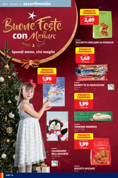 Anteprima del volantino BISCOTTI SPEZIATI, Biscotti speziati 600 g valido a partire dal 20.10.2025 | Pagina: 16 | Prodotti: Biscotti, Mandorle, Barretta, Pistacchi