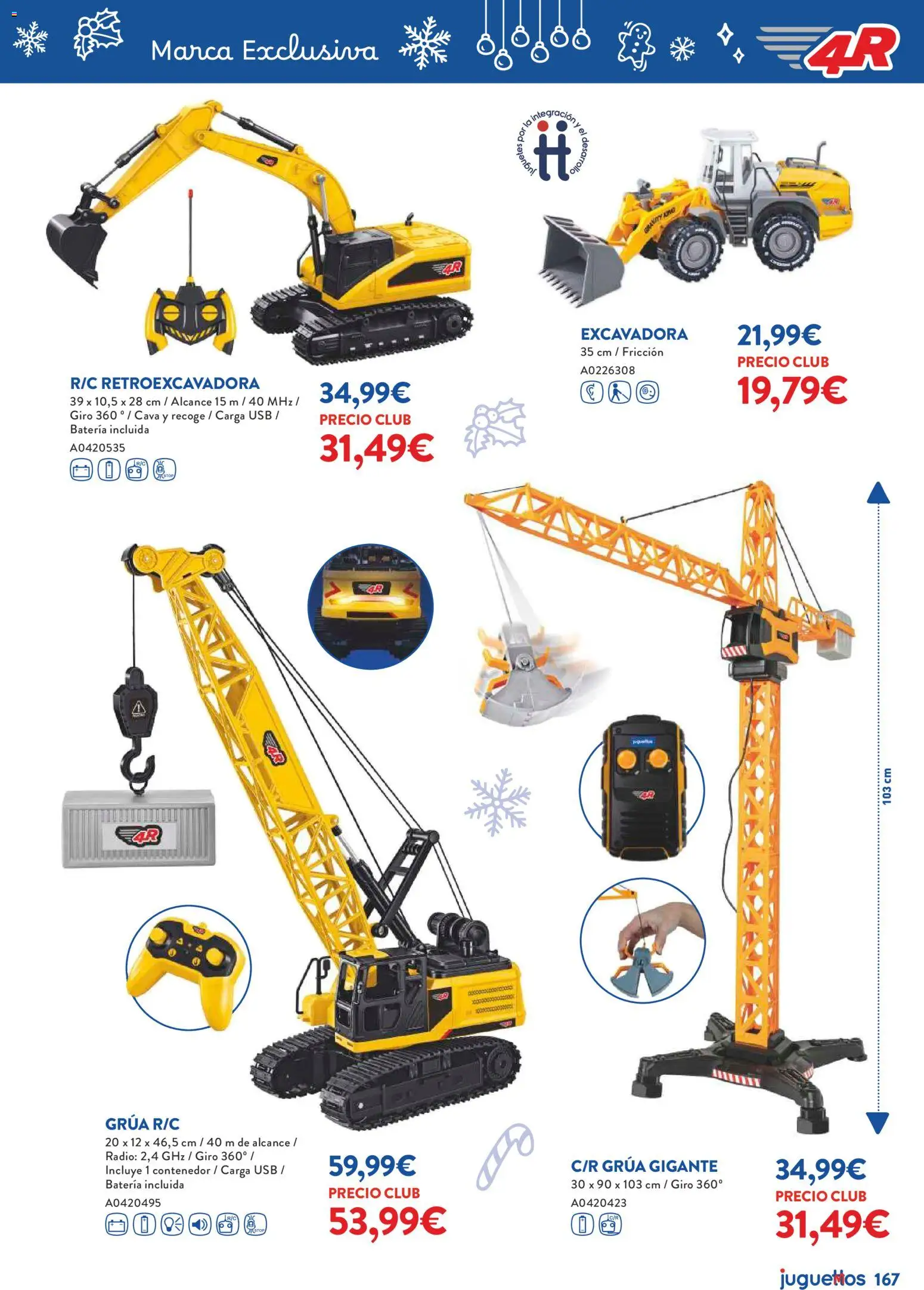 Juguettos catálogo Navidad │ válido desde el 27.10.2025 | Página: 167 | Productos: Radio, USB, Batería