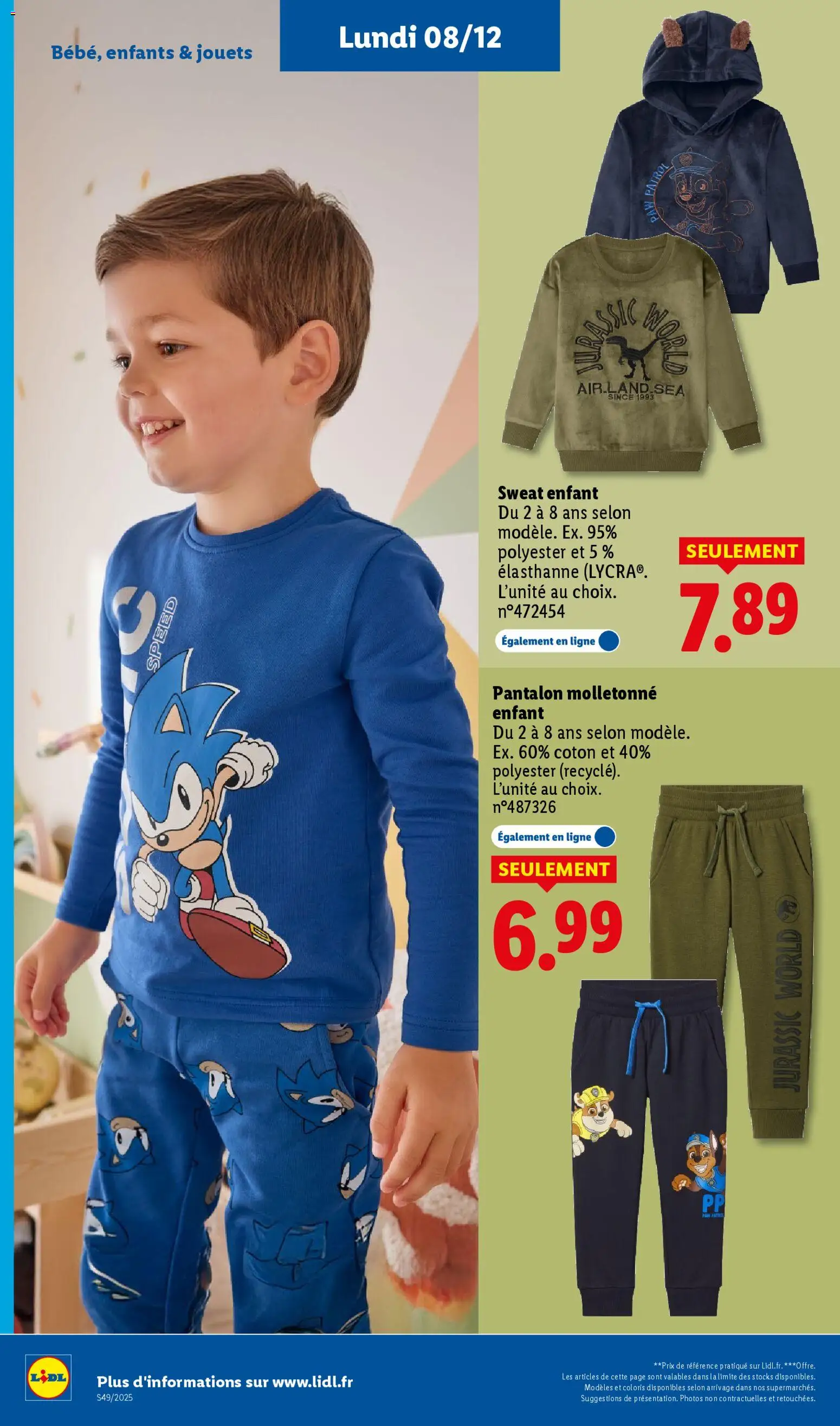 {H1} | Page: 70 | Produits: Coton, Jouets, Pantalon