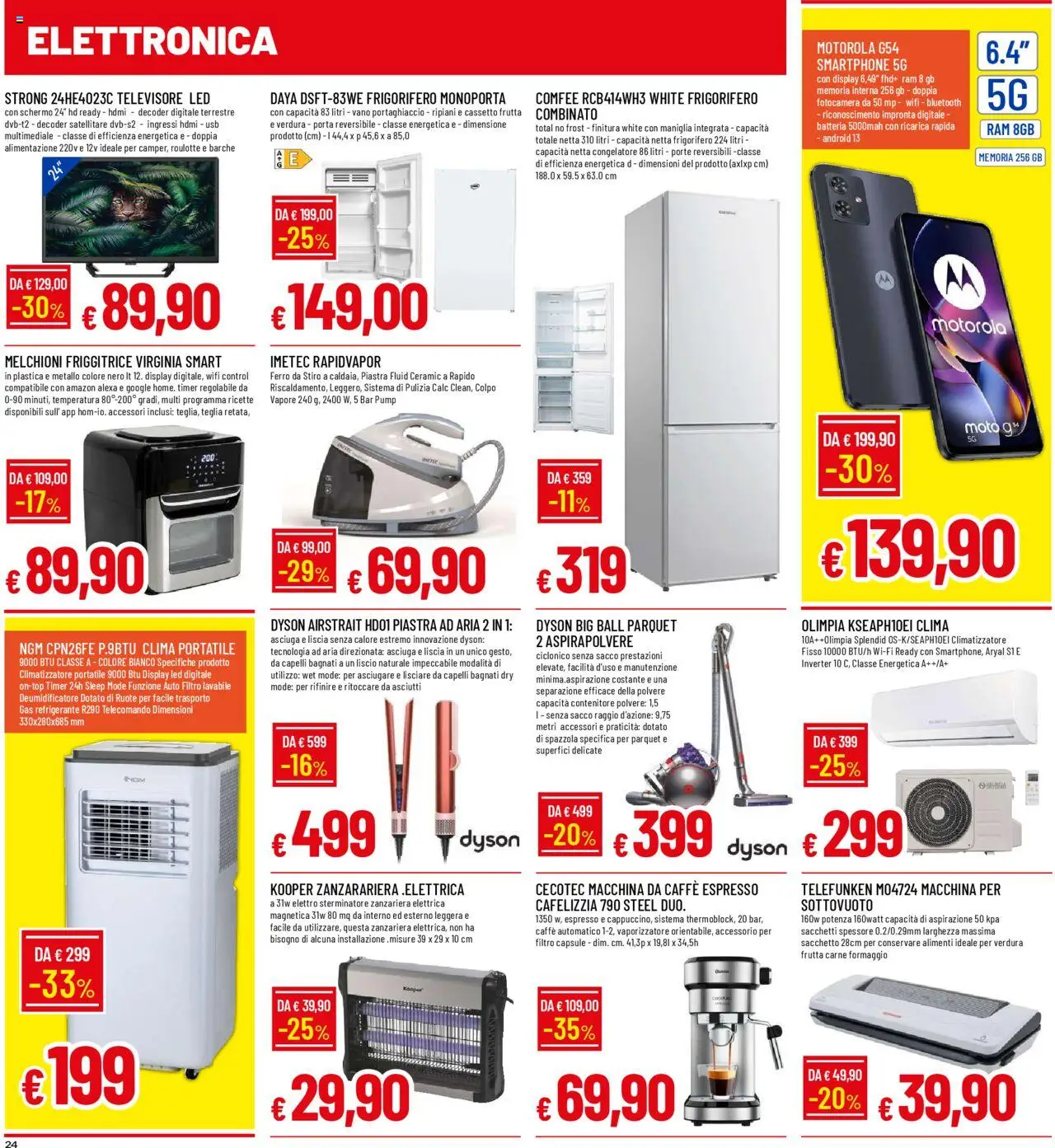 Volantino Galassia del 12.06.2025 | Pagina: 24 | Prodotti: Climatizzatore, Telecomando, Fotocamera, Friggitrice