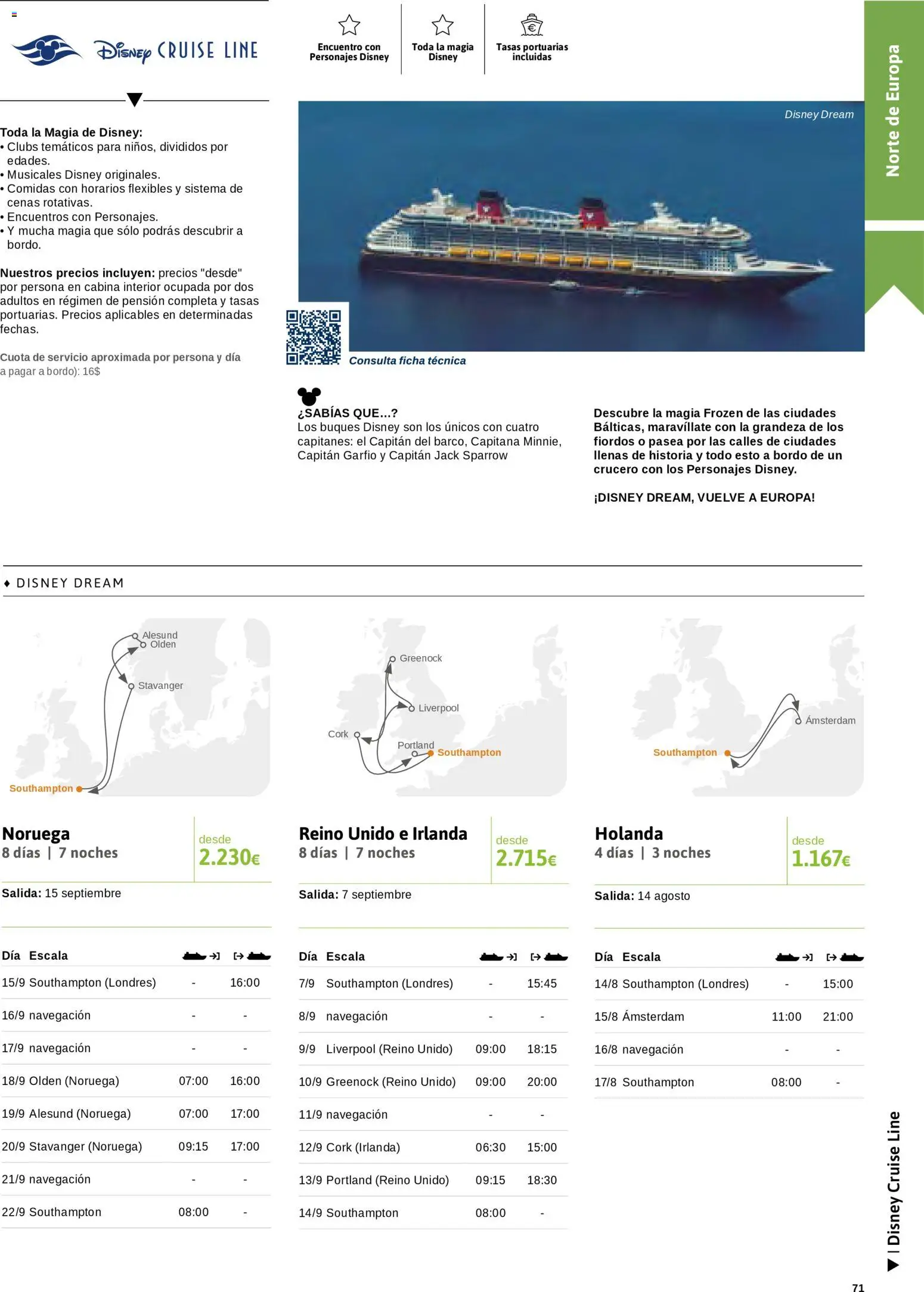 Viajes El Corte Inglés Cruceros marítimos │ válido desde el 01.01.2026 | Página: 72 | Productos: Navegación
