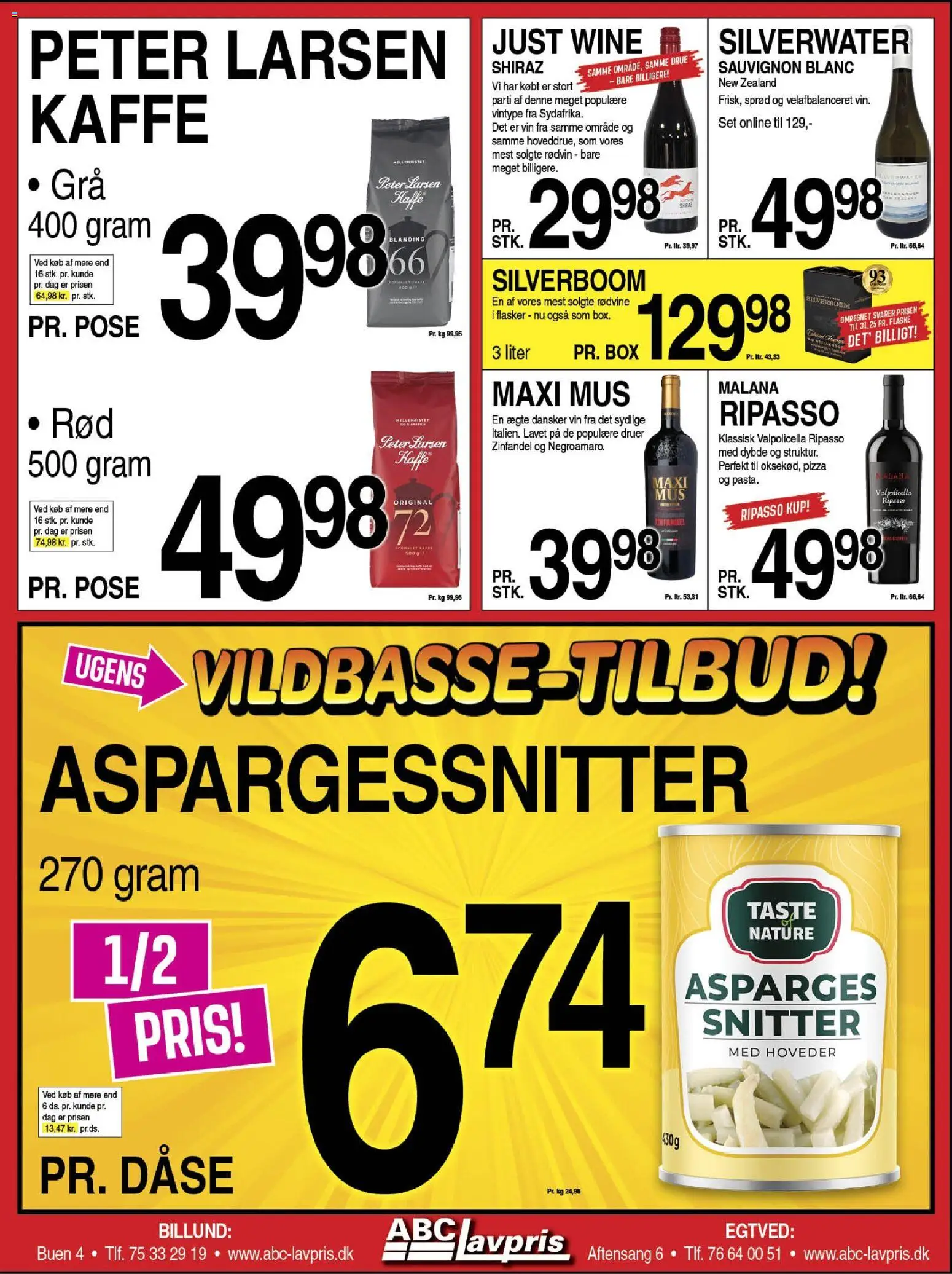 Abc Lavpris tilbudsavis – gyldig fra 19.11.2025 | Side: 6 | Produkter: Pizza, Mus, Søm, Asparges