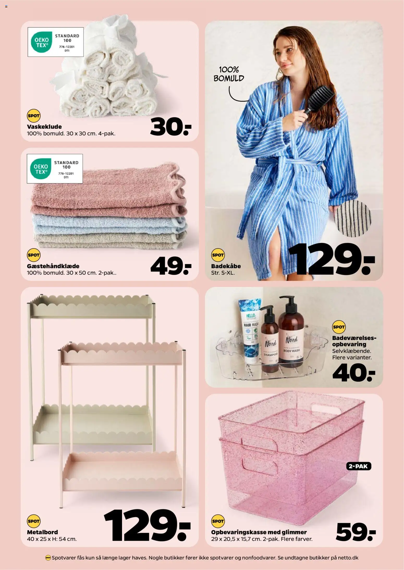 Netto tilbudsavis – gyldig fra 25.04.2026 | Side: 33 | Produkter: Shampoo, Badekåbe