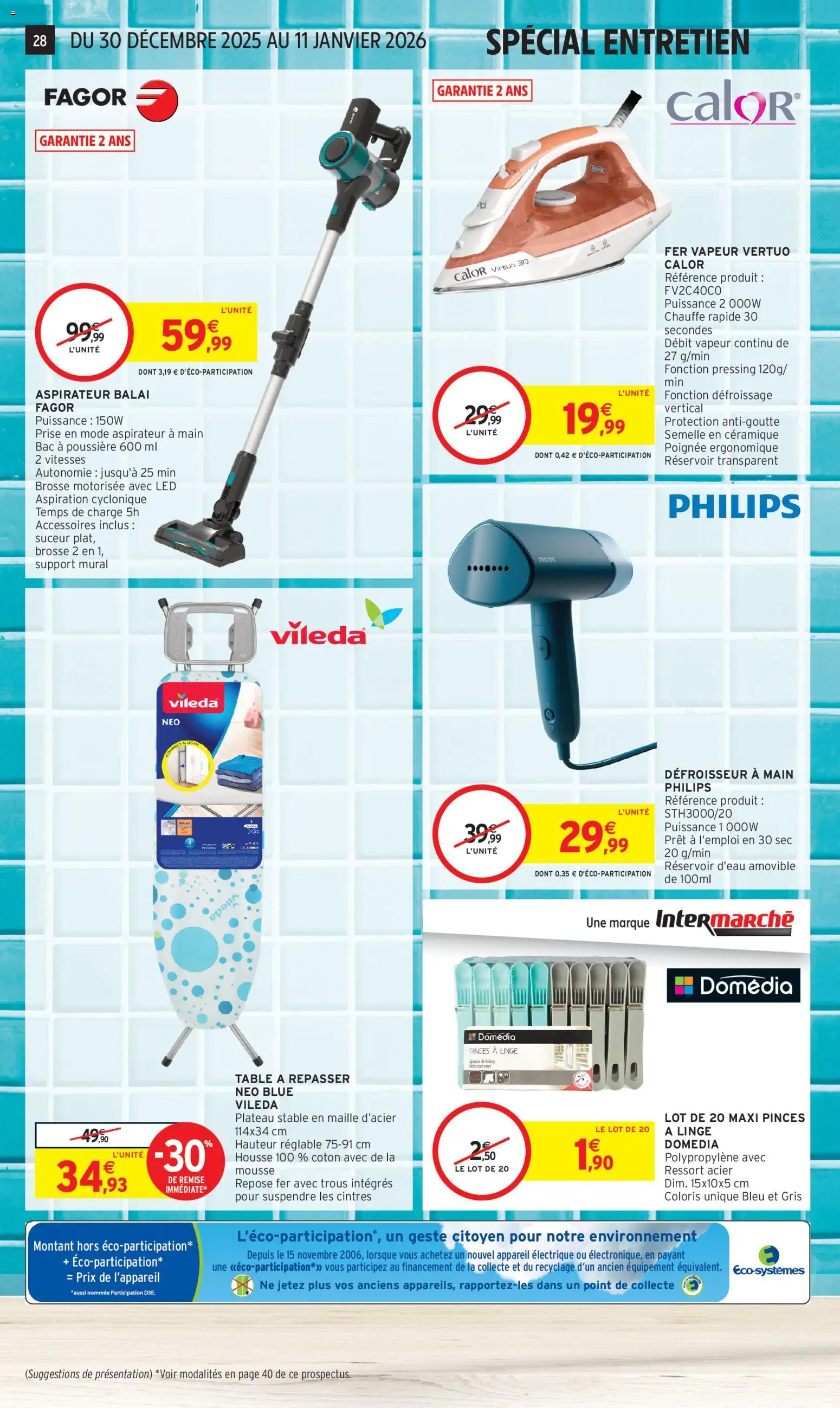 {H1} | Page: 28 | Produits: Coton, Mousse, Brosse, Table