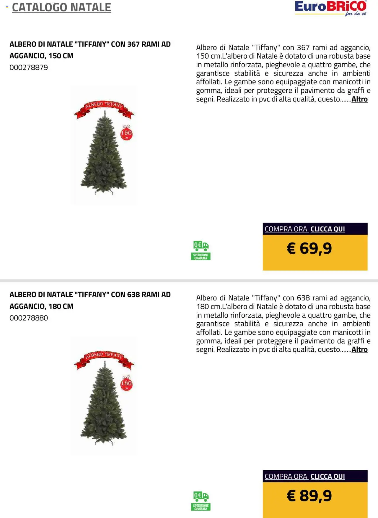 Volantino Eurobrico del 23.07.2025 | Pagina: 5 | Prodotti: Albero di natale, Pavimento