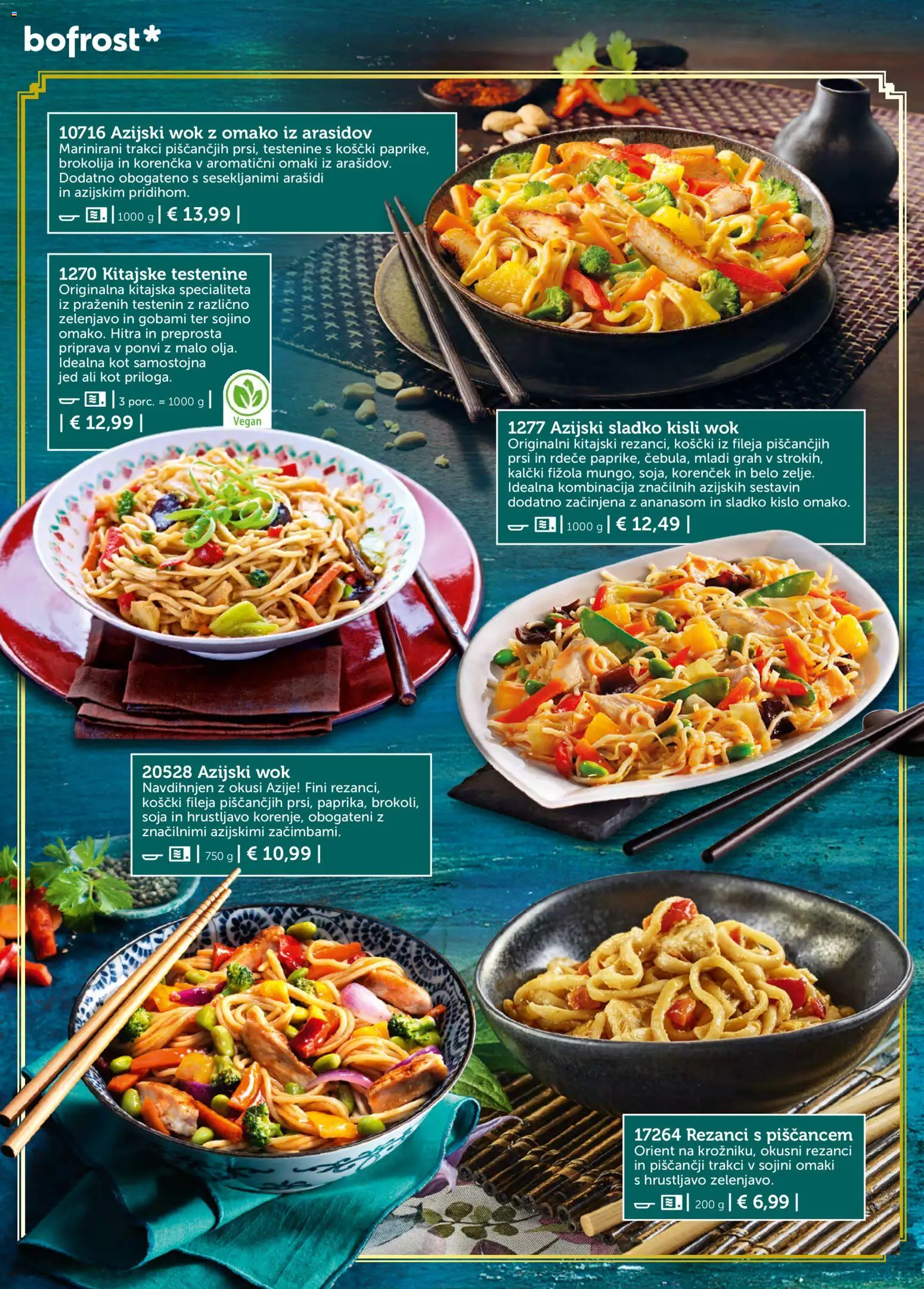 Novi Bofrost katalog ponudbe – veljaven od 04.03.2026 | Stran: 36 | Izdelki: Rezanci, Arašidi, Korencek, Grah