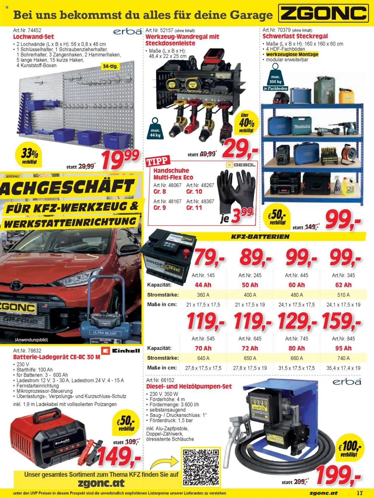 Zgonc - Flugblatt Oktober II 2025 gültig ab 15.10.2025 | Seite: 17 | Produkte: Handschuhe