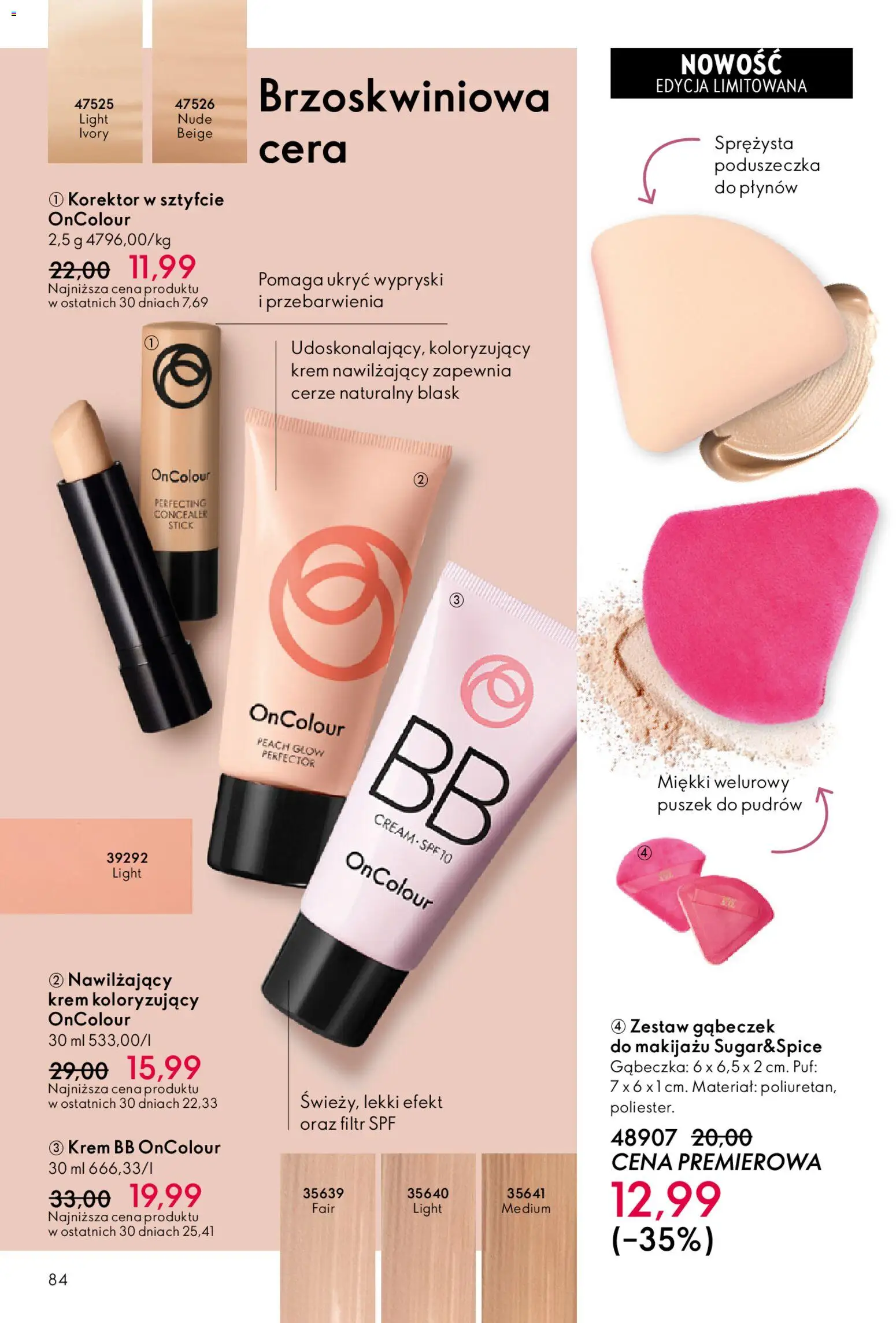 Oriflame Katalog 2 2026 od 21.01.2026 | Strona: 84 | Produkty: Korektor, krem BB, Krem