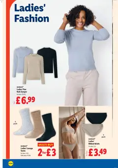 Preview of Lidl - Alcohol offers valid from 27.12.2025 | Page: 34 | Products: Jumper, Socks, Briefs