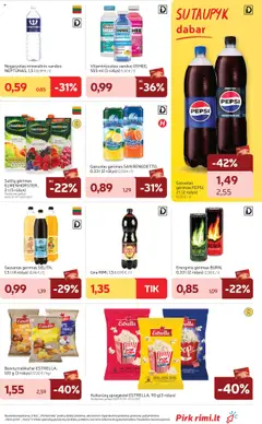 Rimi - Leidinys│galioja nuo 29.07.2025 | Puslapis: 29 | Prekių: Energinis gėrimas, Traškučiai, Mineralinis vanduo