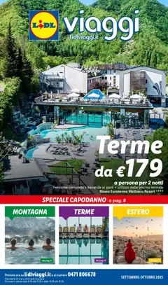 Anteprima del volantino Lidl Viaggi catalogo valido a partire dal 08.09.2025