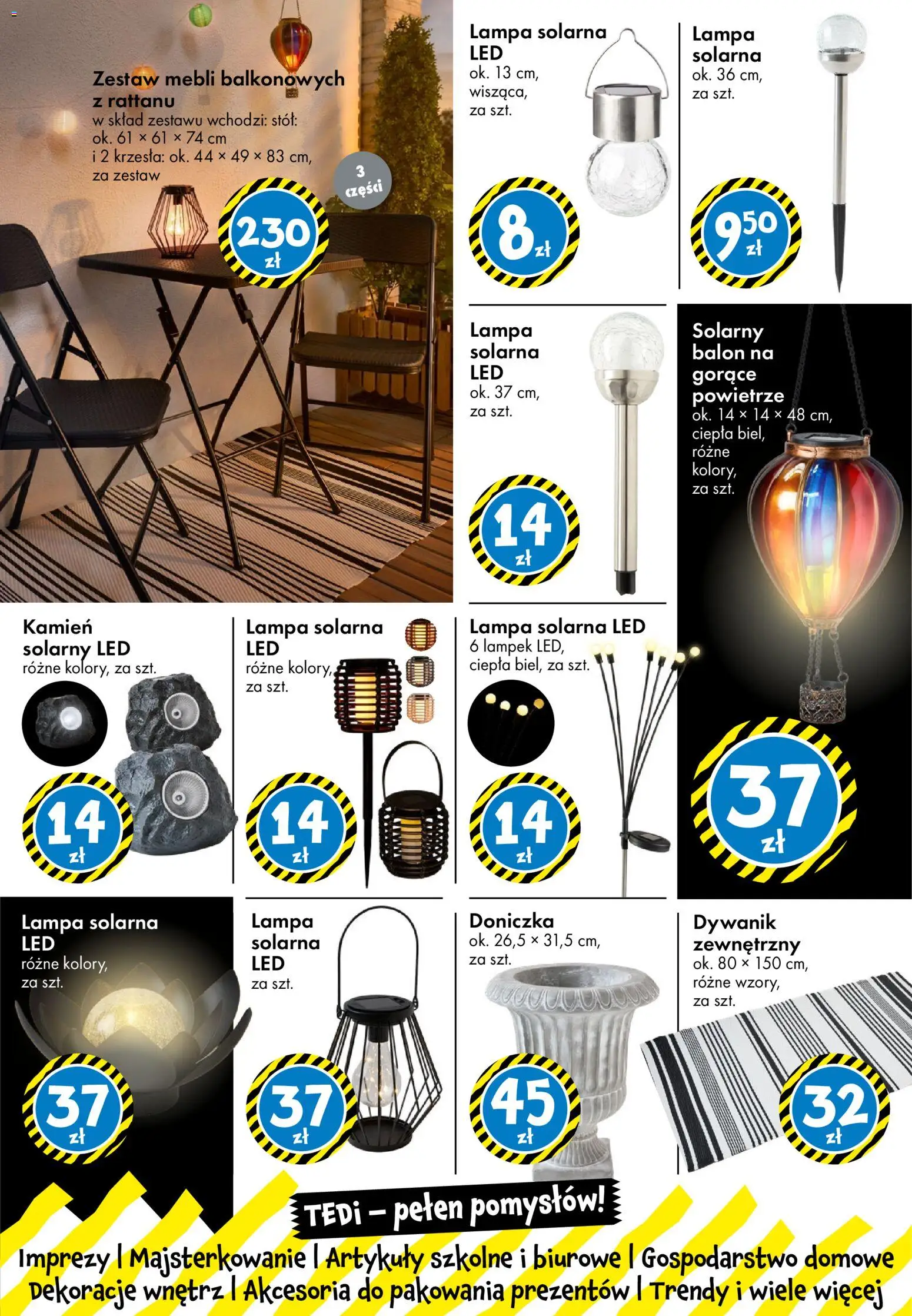 TEDi gazetka od 06.03.2026 | Strona: 28 | Produkty: Stół, Doniczka, Lampa, Artykuły szkolne