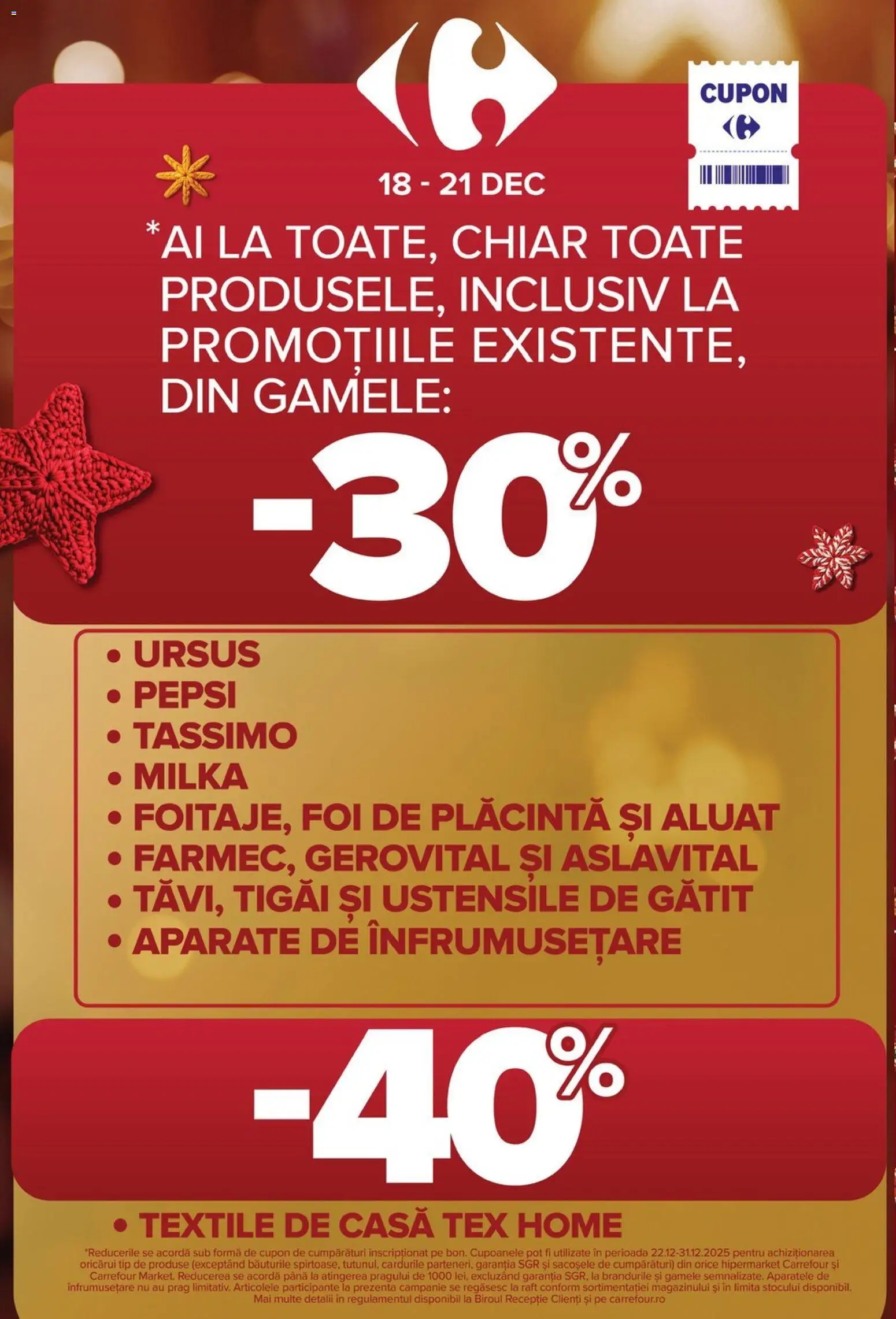 Noul catalog Carrefour – valabil de la 17.12.2025 | Pagină: 2 | Produse: Raft, Aluat, Plăcintă