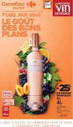 Carrefour Market - Prévisualisation de Carrefour Market Foire aux vins printemps valide à partir de 08.04.2026
