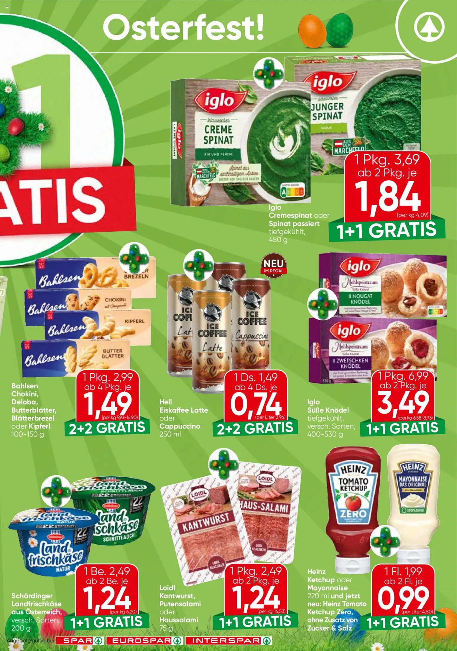 Spar Flugblatt - Oberösterreich gültig ab 12.03.2026 | Seite: 11 | Produkte: Mayonnaise, Zucker, Regal, Creme