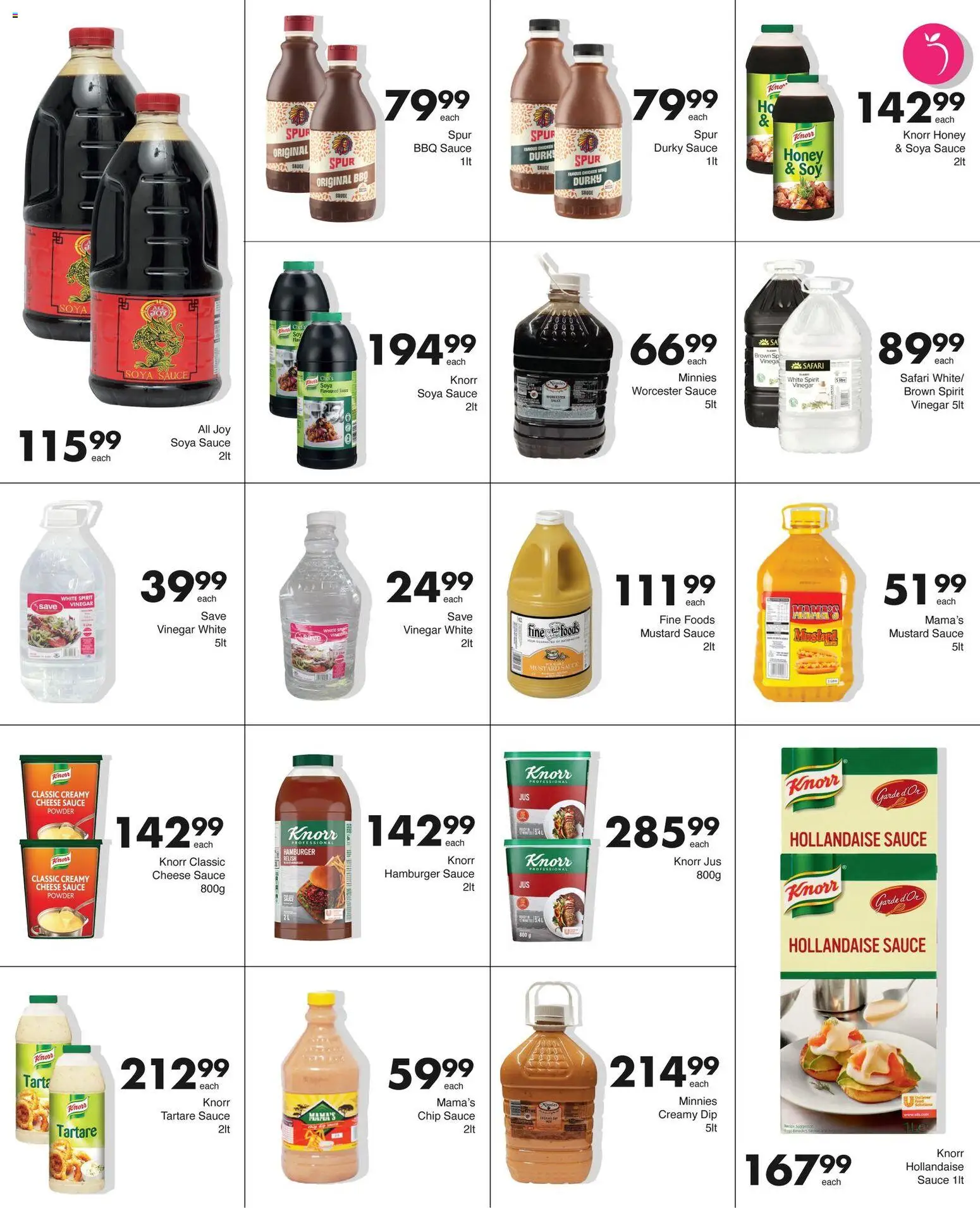 New Save catalogue – valid from 29.12.2025 | Page: 9 | Products: Vinegar, Powder, Mustard, Sauce