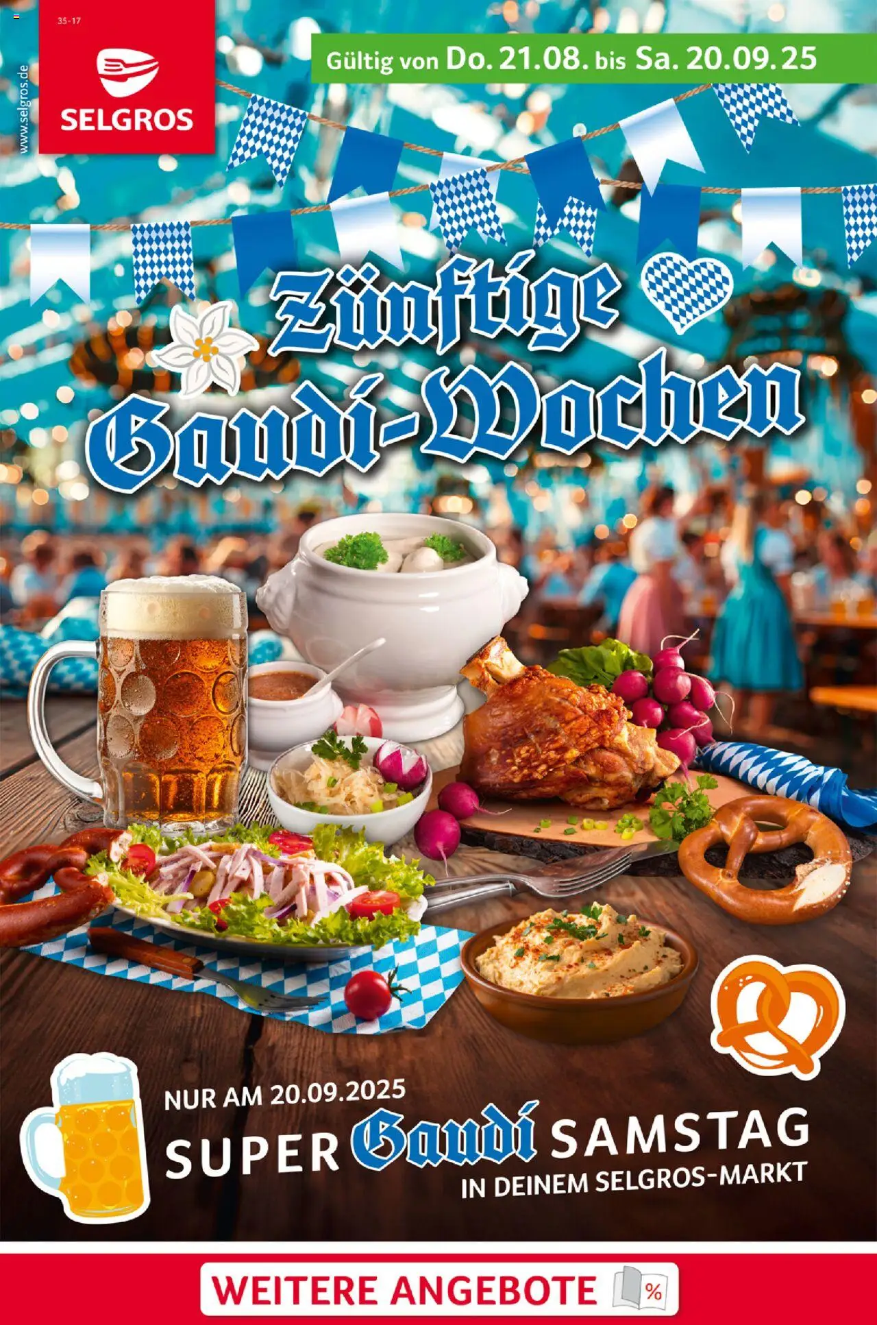 Selgros Gaudi-Wochen - gültig ab dem 21.08.2025 | Seite: 1