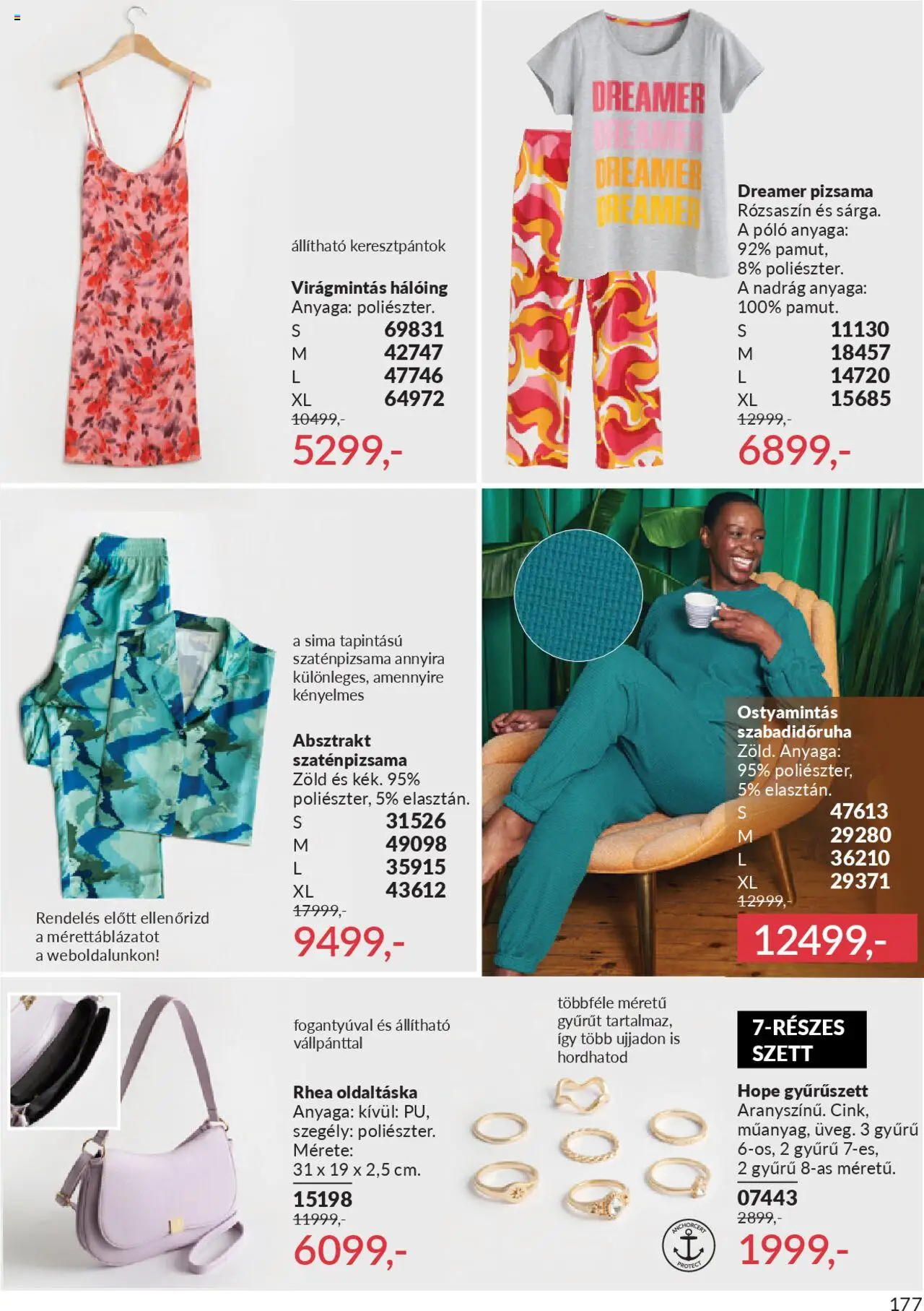 Avon akciós ujság - amely érvényes a következő dátumtól: 01.10.2025 | Oldal: 181 | Termékek: Szabadidőruha, Hálóing, Nadrág, Pizsama