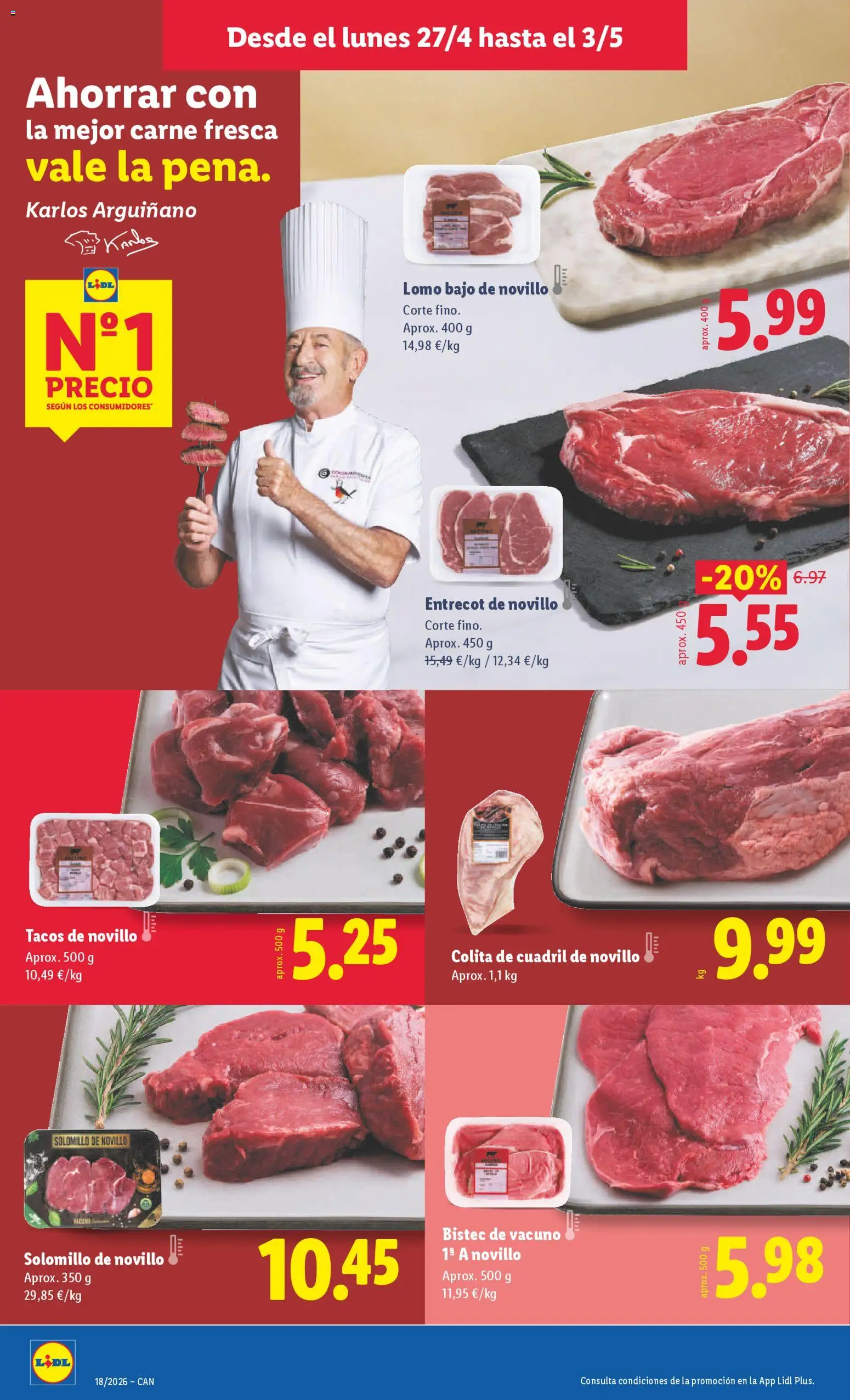 Lidl folleto │ válido desde el 27.04.2026 | Página: 6 | Productos: Tacos