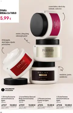 Katalog Oriflame - Pregled kataloga iz trgovine Oriflame, vrijedi od 19.11.2025 | Stranica: 58